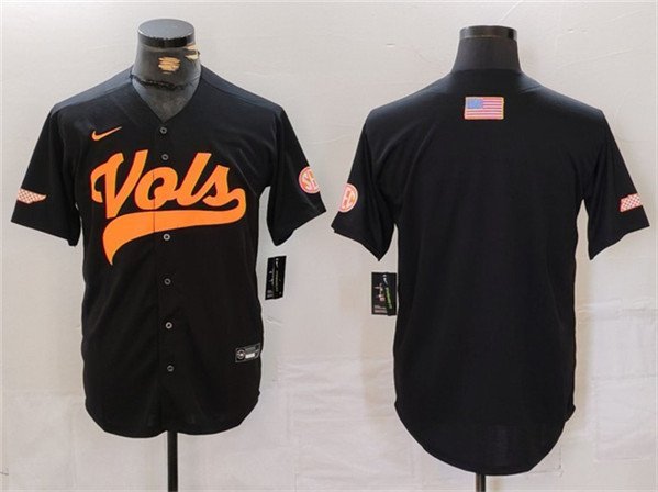 Tennessee Volunteers Jersey Jointly Blank College Cool Baseball Black 2024 6ITIJGXV
