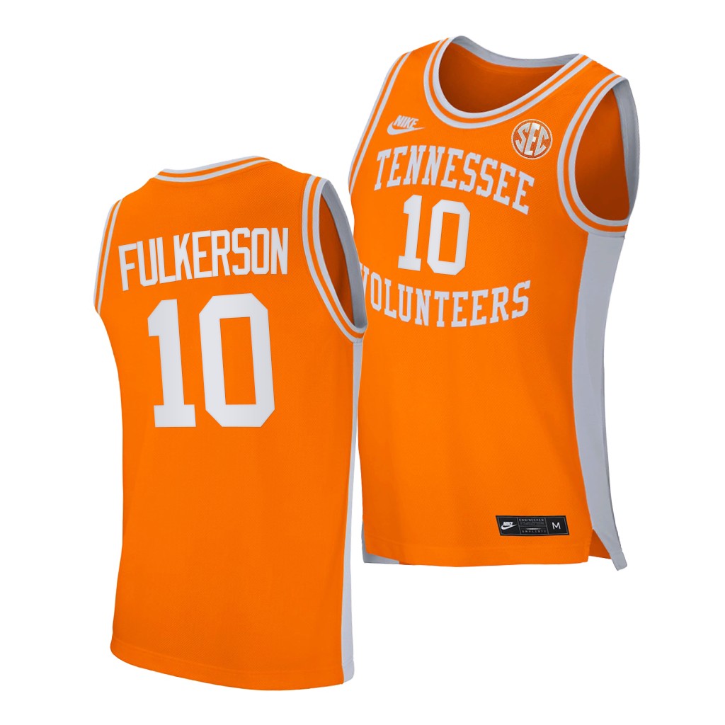 Tennessee Volunteers John Fulkerson Orange Retro College Jersey OXJHDGXV