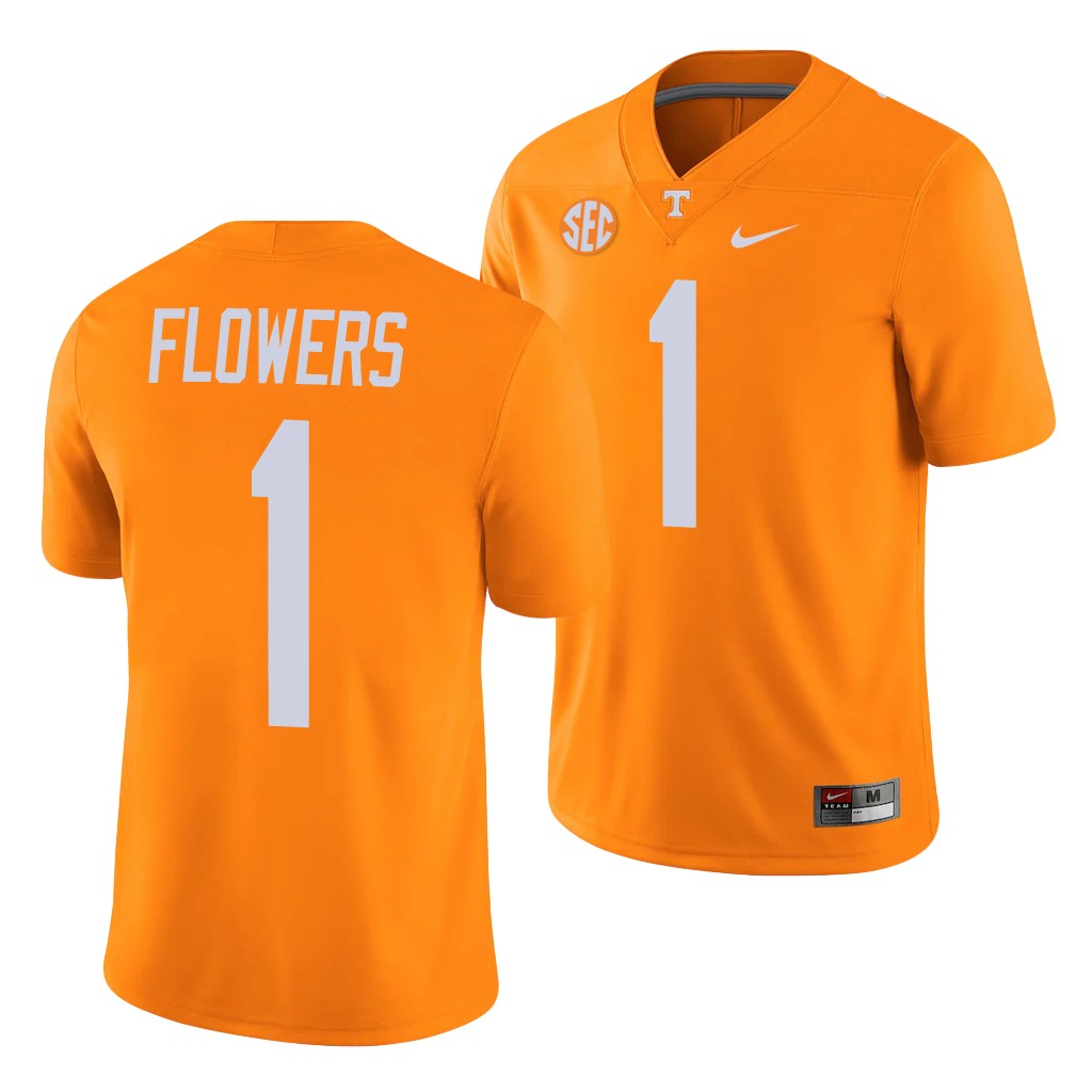 Tennessee Volunteers Trevon Flowers Orange College Alumni Player Game Jersey R6GXHGXV