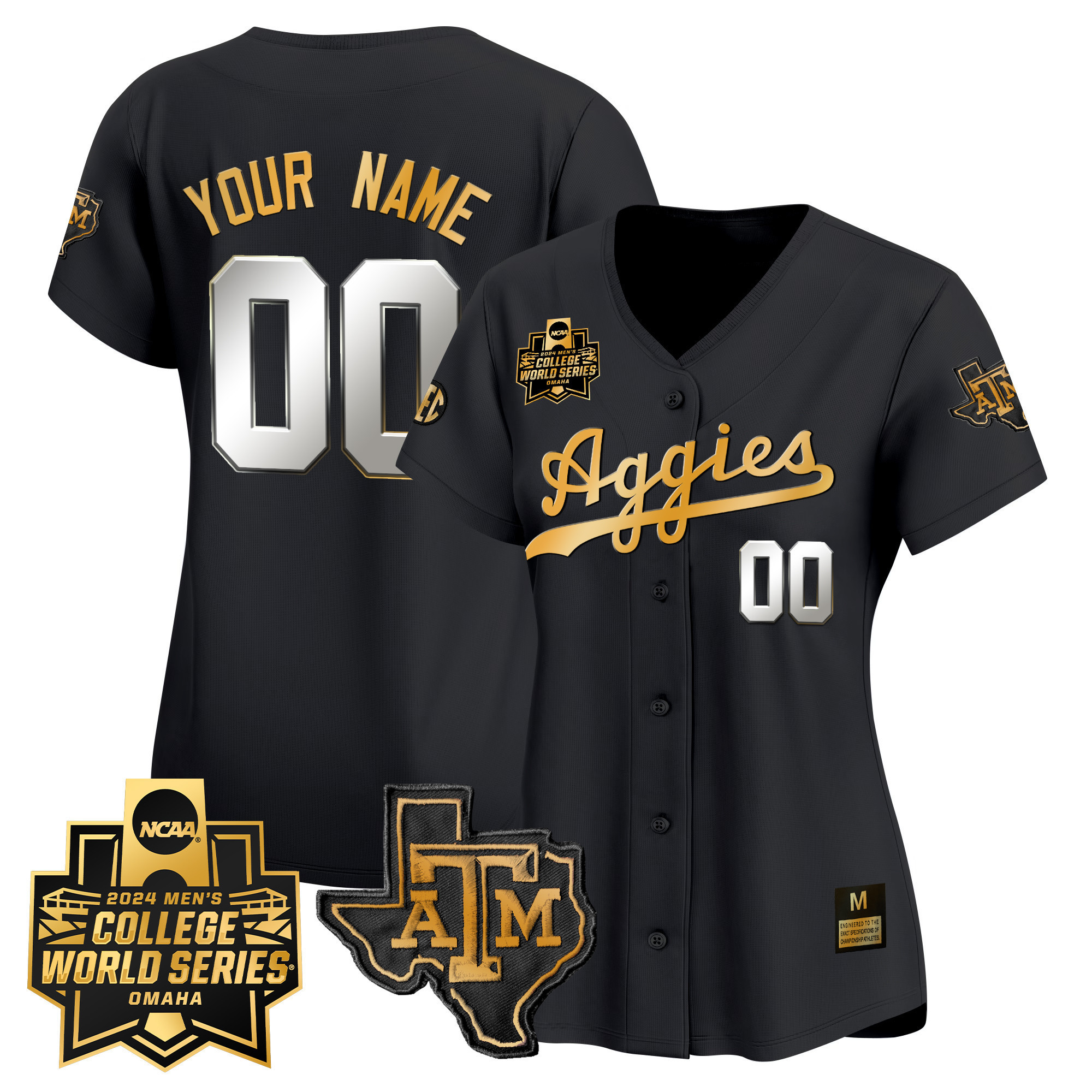 Texas A&ampM Aggies College World Series Vapor Premier Limited Custom Jersey - All Stitched #12 LMHPRGXV