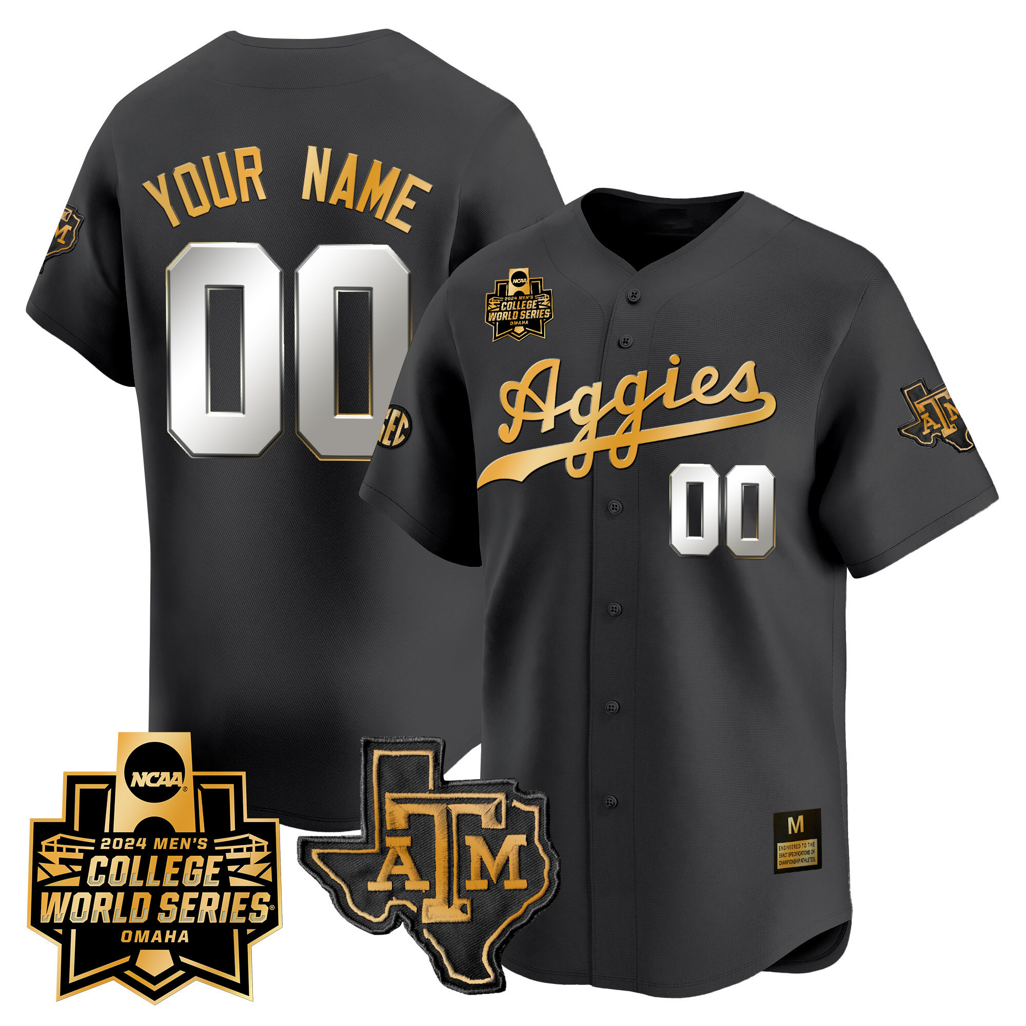 Texas A&ampM Aggies College World Series Vapor Premier Limited Custom Jersey - All Stitched #5 BV0W4GXV