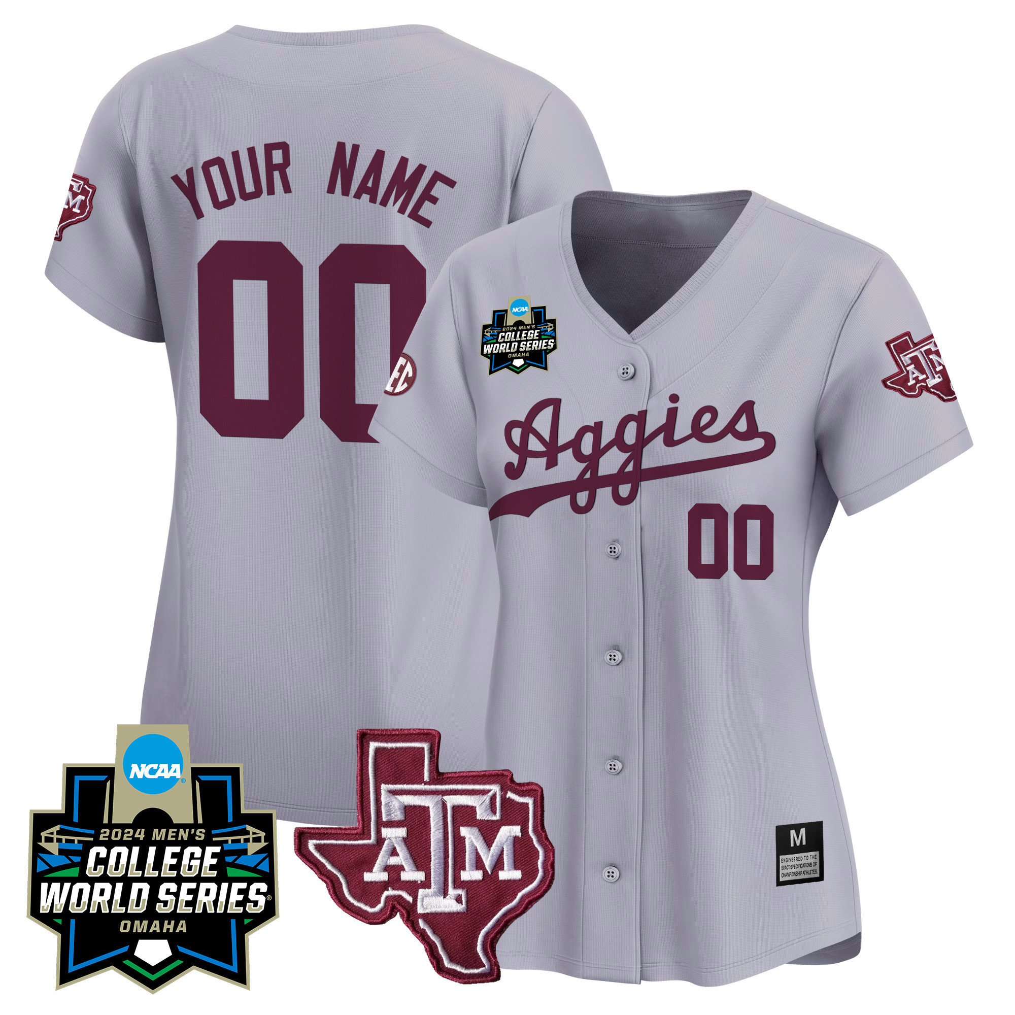 Texas A&ampM Aggies College World Series Vapor Premier Limited Custom Jersey - All Stitched #9 DFPD8GXV