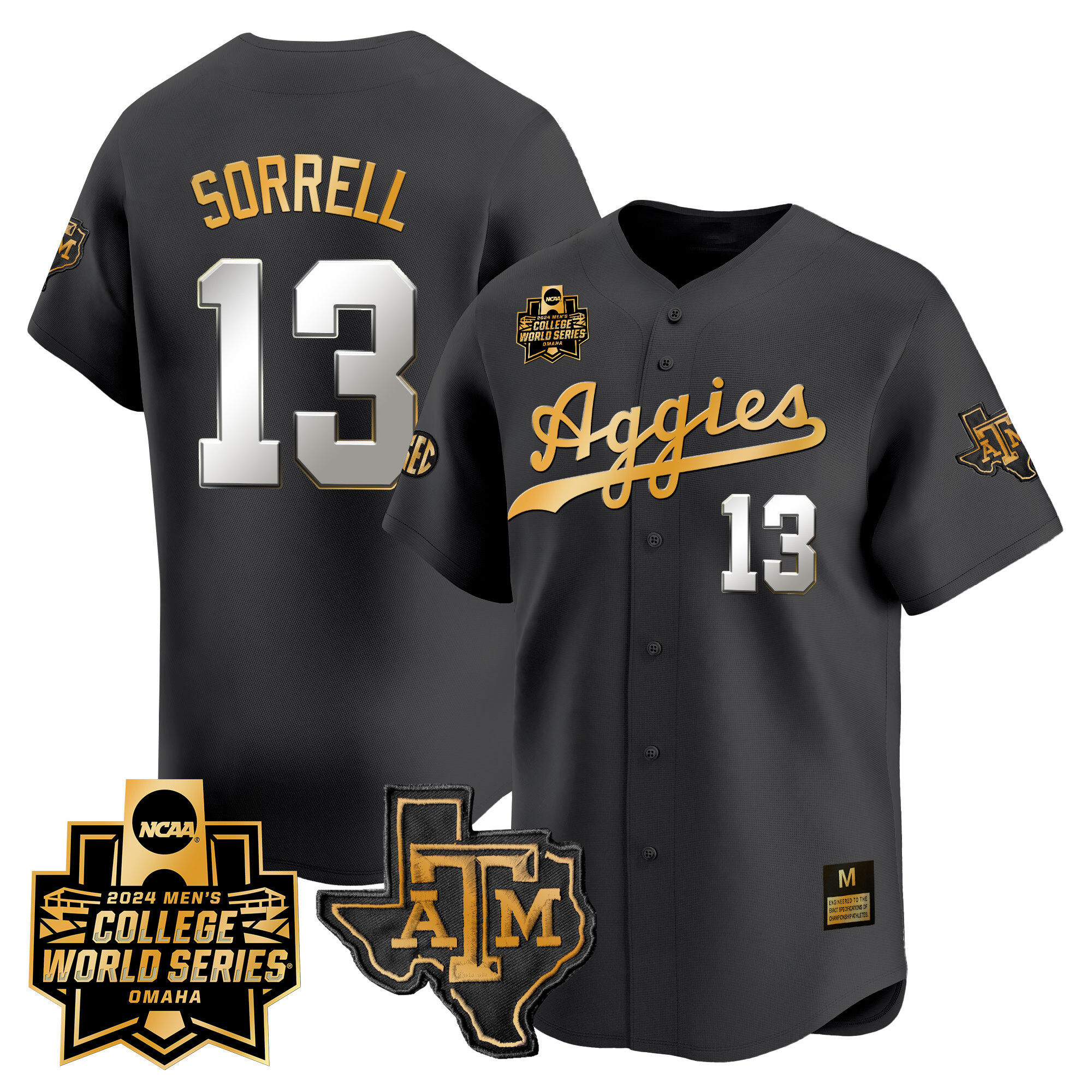 Texas A&ampM Aggies College World Series Vapor Premier Limited Jersey - All Stitched #36 PVNLLGXV