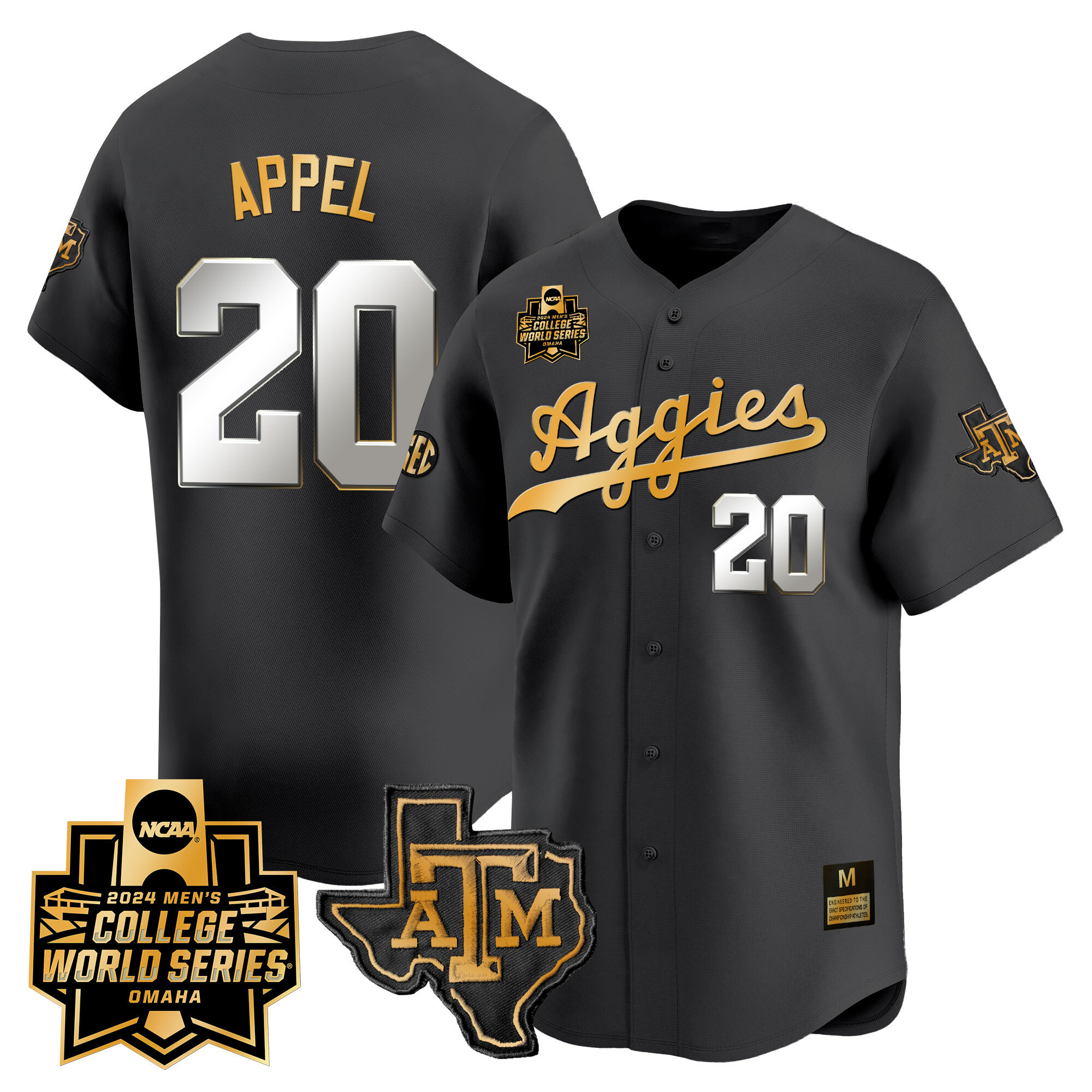 Texas A&ampM Aggies College World Series Vapor Premier Limited Jersey - All Stitched #37 4KOWPGXV