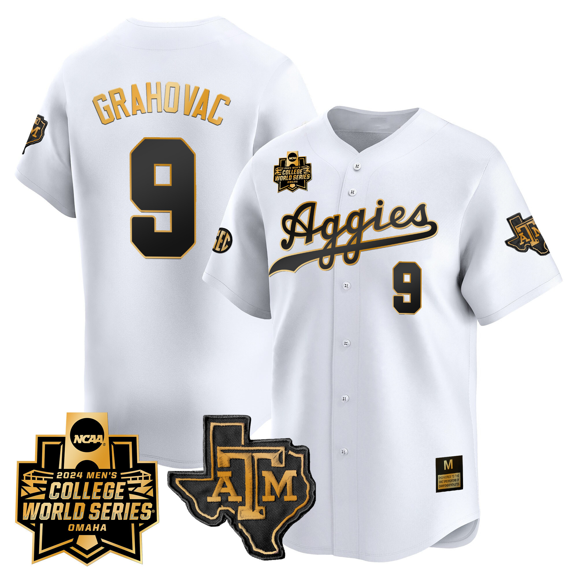 Texas A&ampM Aggies College World Series Vapor Premier Limited Jersey - All Stitched #42 HGY2PGXV
