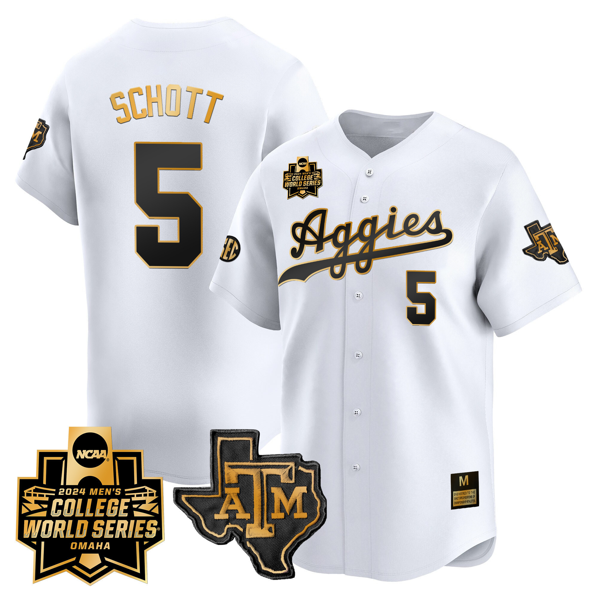 Texas A&ampM Aggies College World Series Vapor Premier Limited Jersey - All Stitched #46 VCCLTGXV
