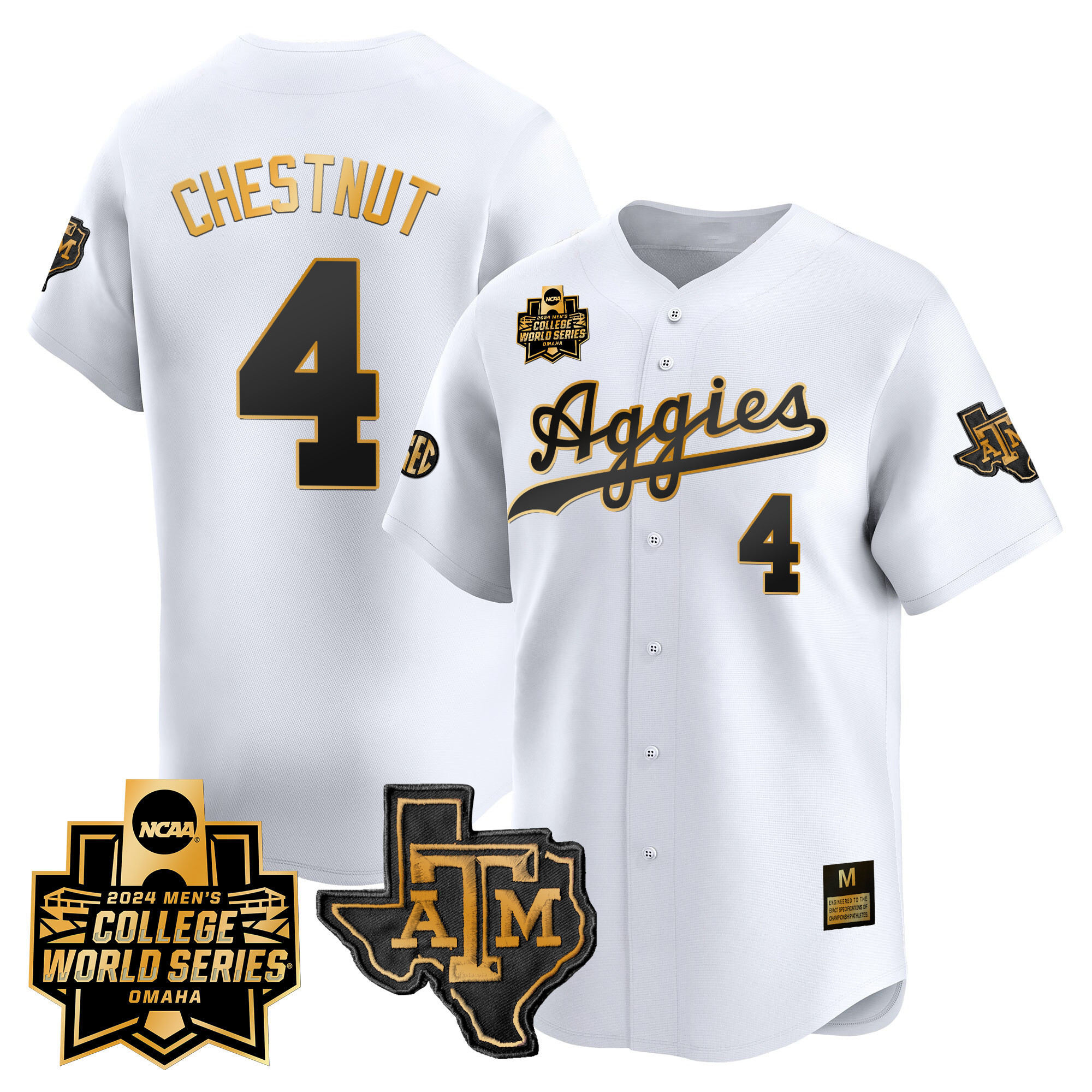 Texas A&ampM Aggies College World Series Vapor Premier Limited Jersey - All Stitched #47 VARLUGXV