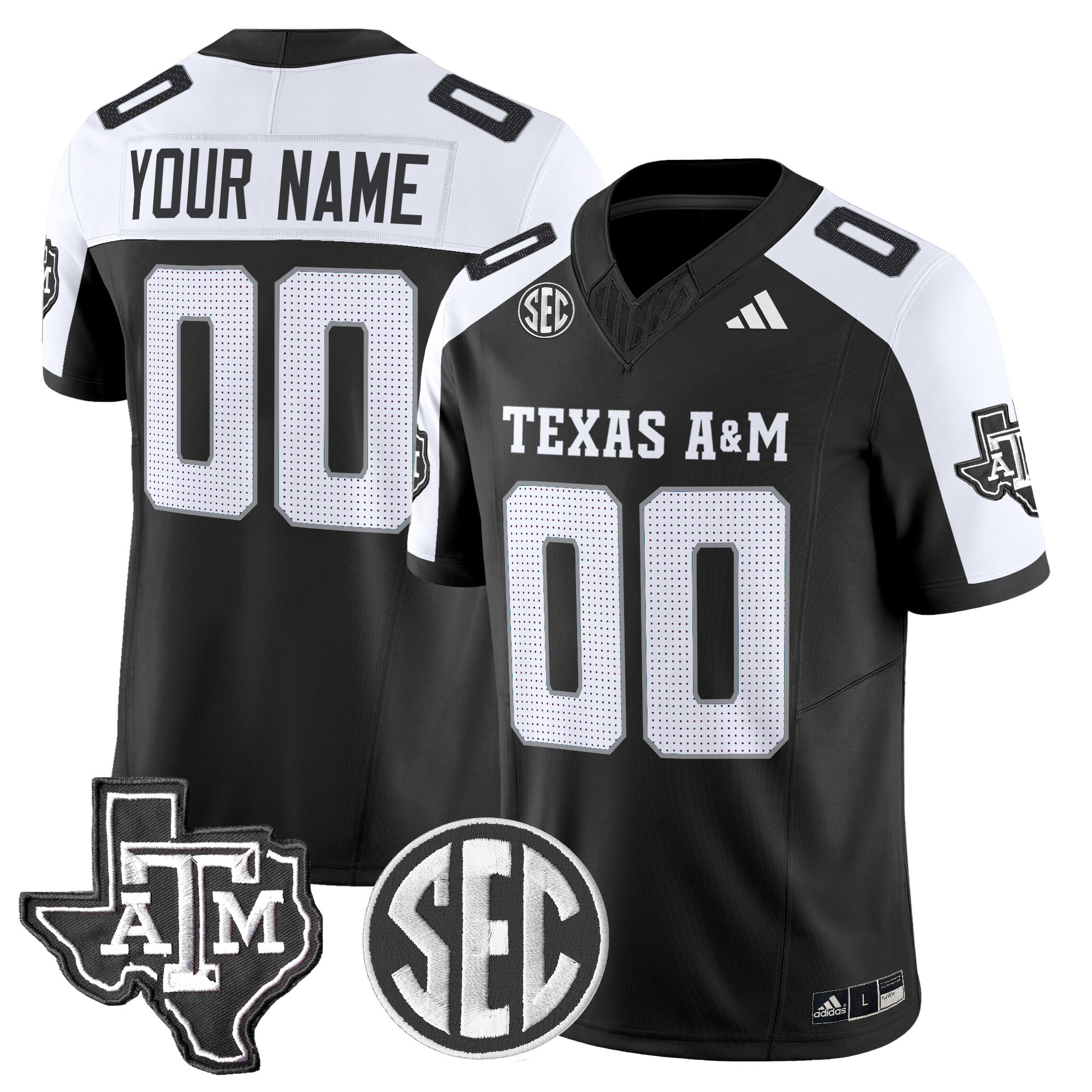 Texas A&ampM Aggies Vapor Limited Custom Jersey - All Stitched #2 R1SWFGXV