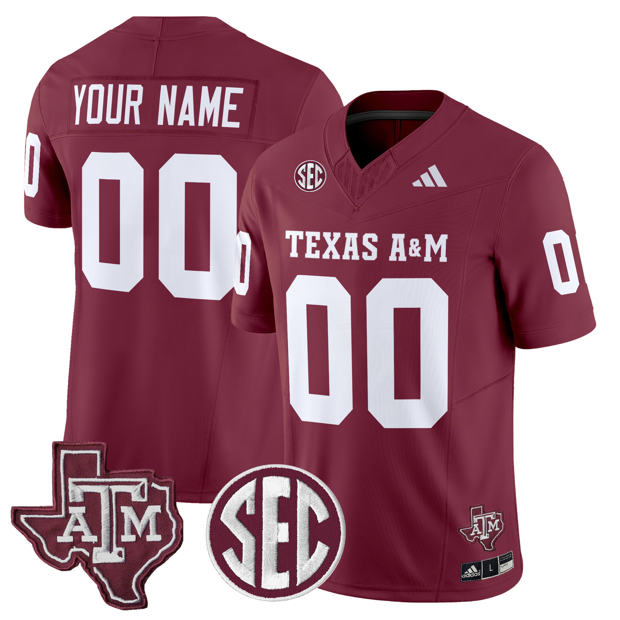 Texas A&ampM Aggies Vapor Limited Custom Jersey - All Stitched #3 IKMI4GXV
