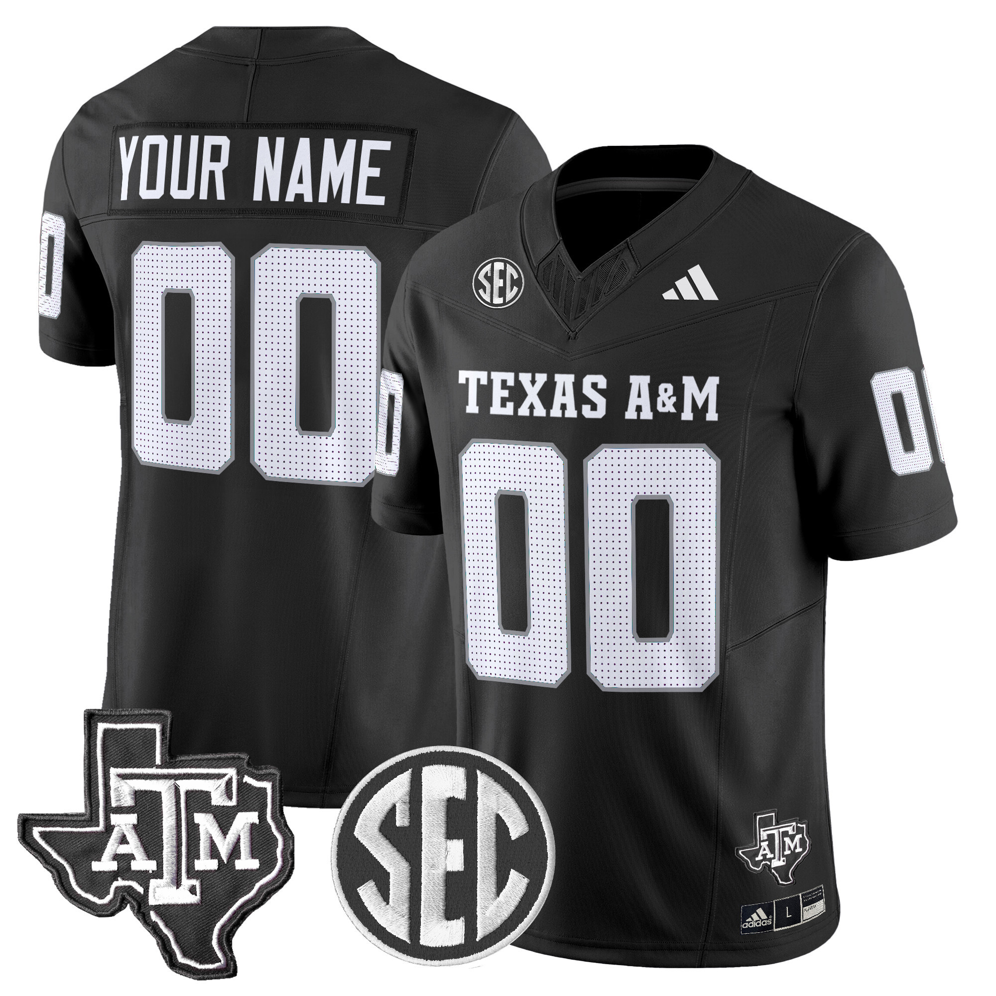 Texas A&ampM Aggies Vapor Limited Custom Jersey - All Stitched #4 YS47LGXV