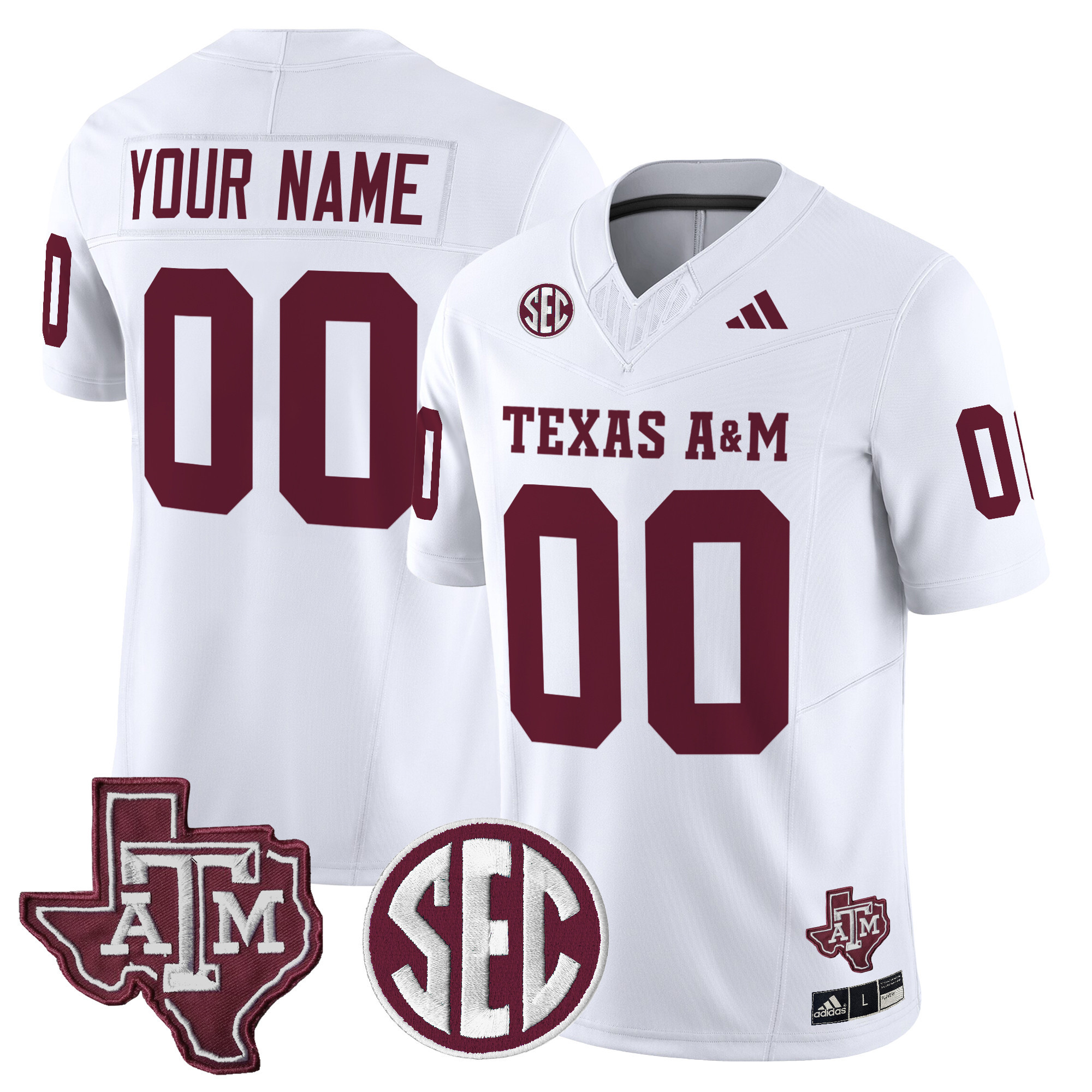 Texas A&ampM Aggies Vapor Limited Custom Jersey - All Stitched #5 STVJZGXV