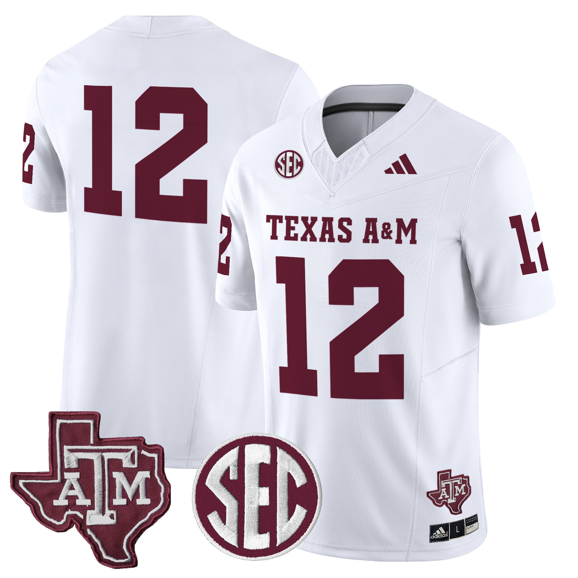 Texas A&ampM Aggies Vapor Limited Jersey - All Stitched #35 PHUUAGXV