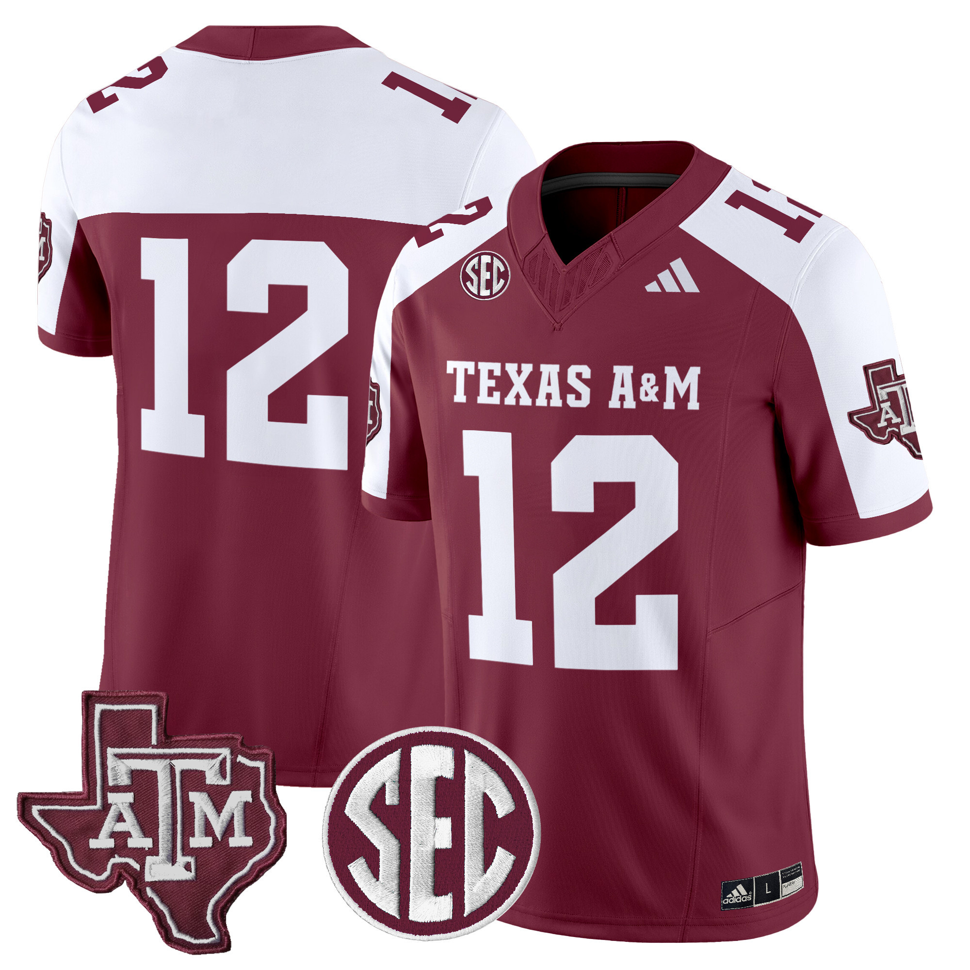 Texas A&ampM Aggies Vapor Limited Jersey - All Stitched #7 LCJWKGXV