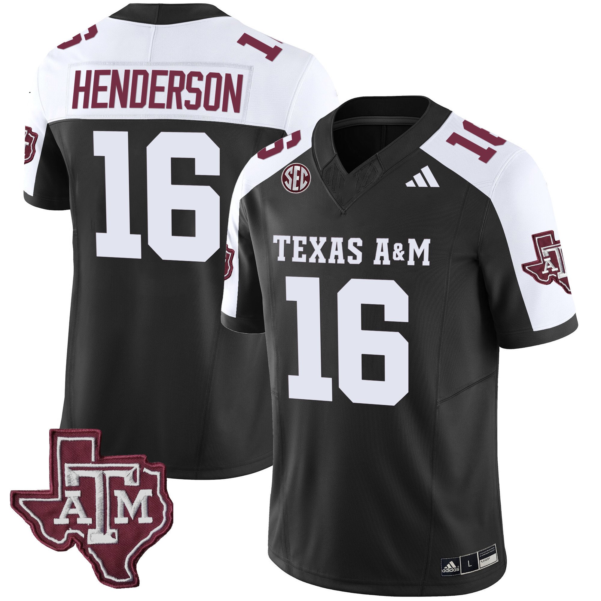 Texas A&ampM Aggies Vapor Limited Jersey V2 - All Stitched #1 NI9U3GXV