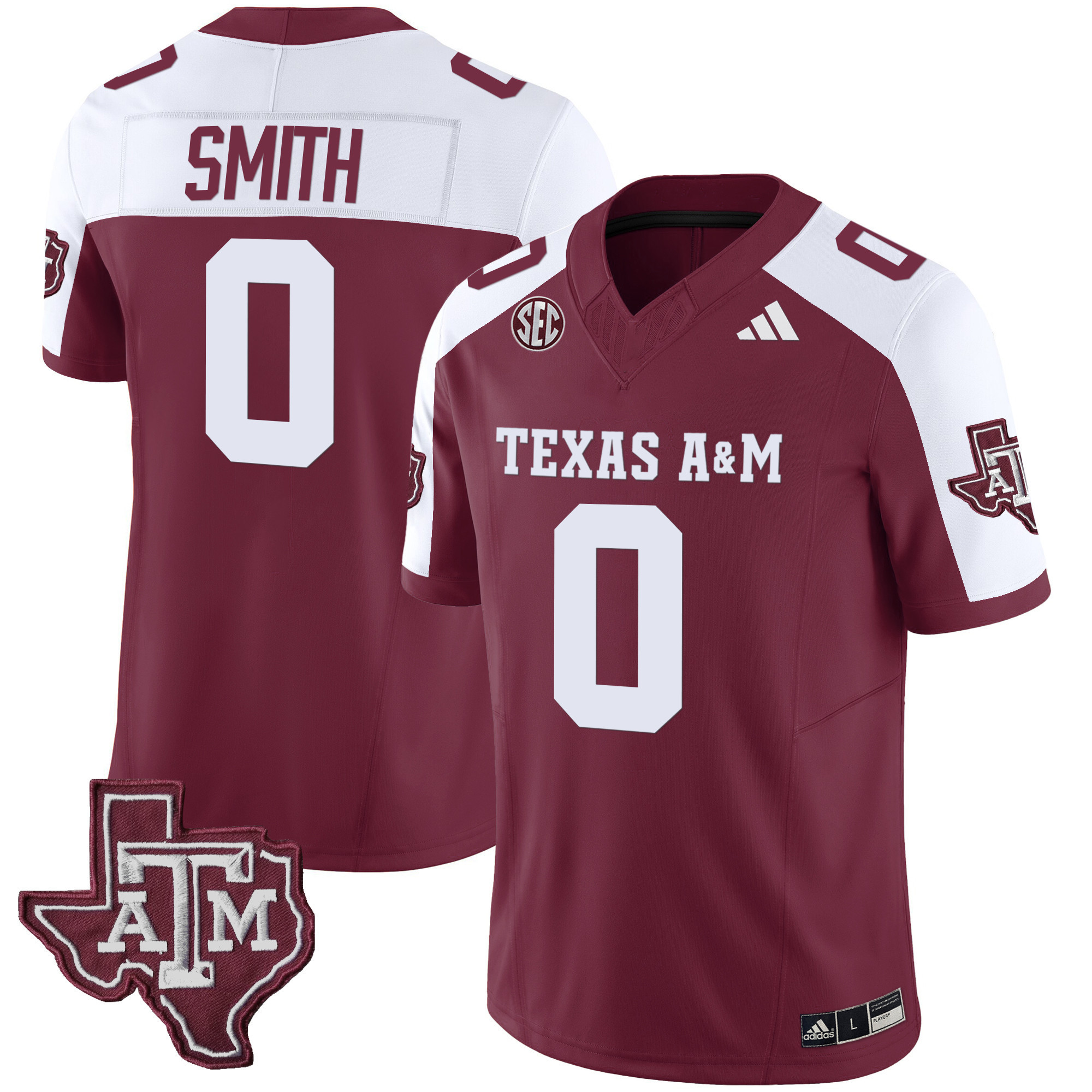 Texas A&ampM Aggies Vapor Limited Jersey V2 - All Stitched #12 UESSVGXV