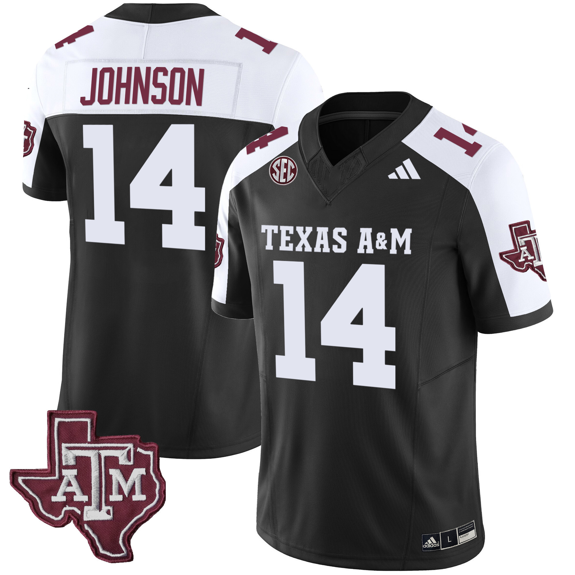 Texas A&ampM Aggies Vapor Limited Jersey V2 - All Stitched #2 7XPGRGXV