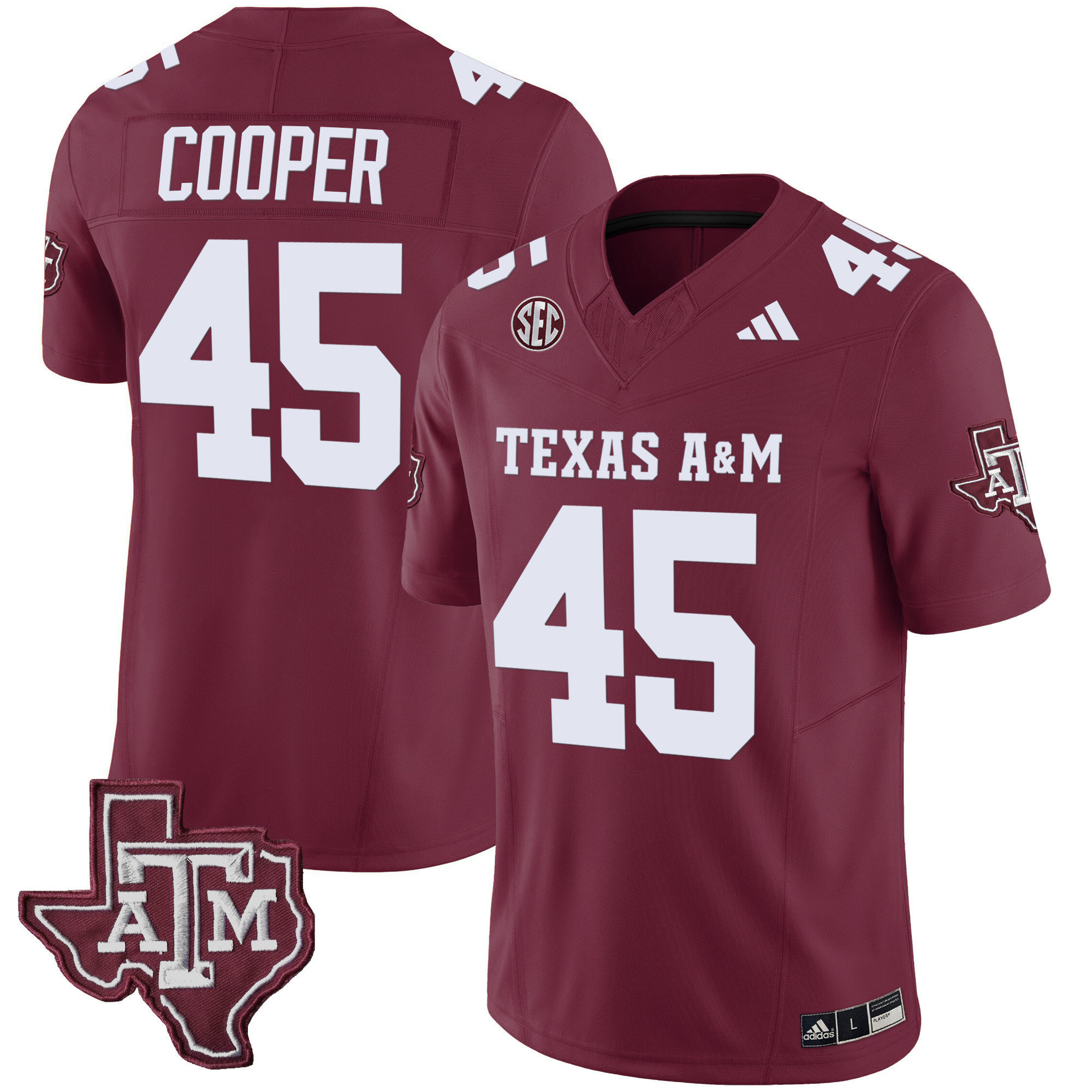 Texas A&ampM Aggies Vapor Limited Jersey V2 - All Stitched #22 N80LJGXV