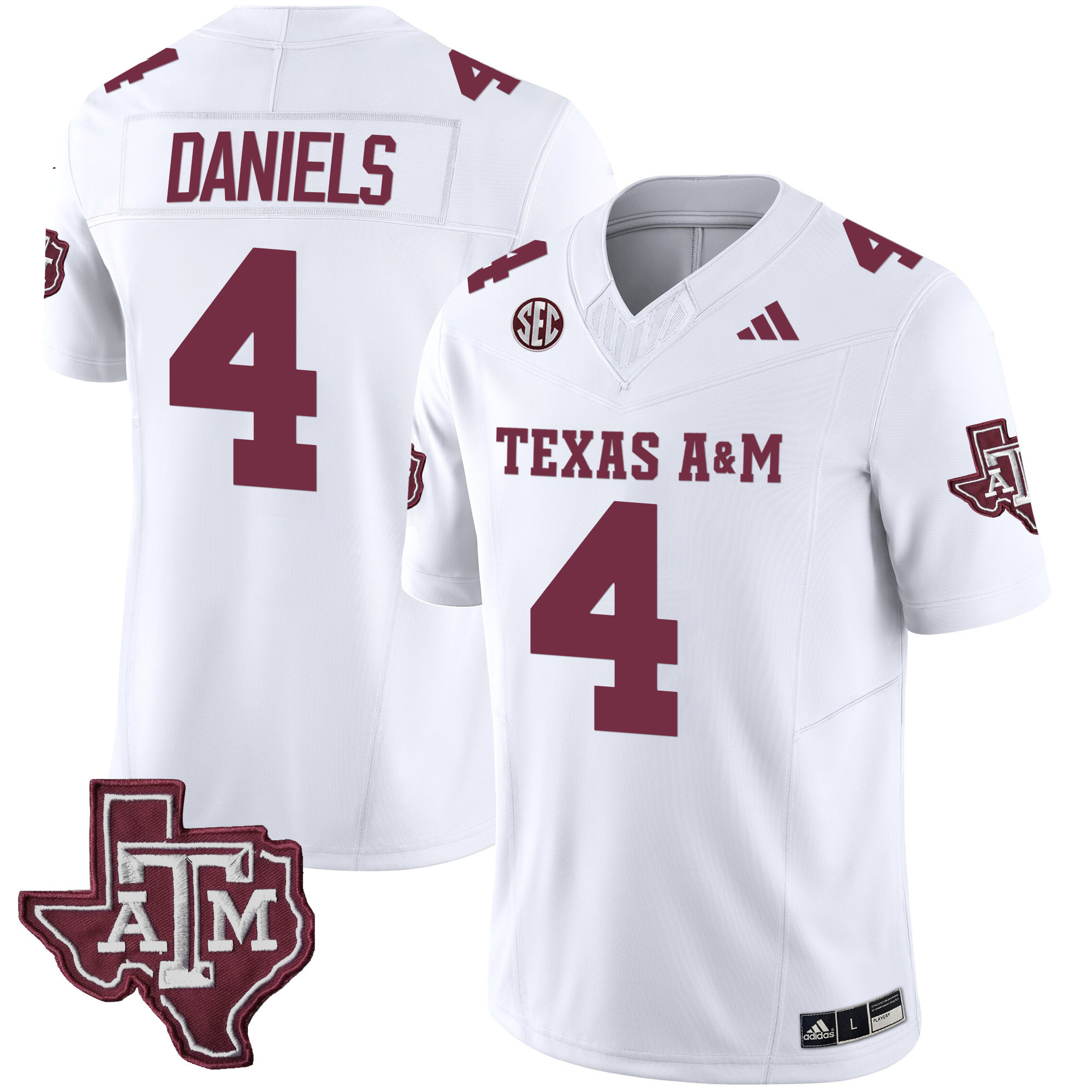 Texas A&ampM Aggies Vapor Limited Jersey V2 - All Stitched #27 J5B15GXV