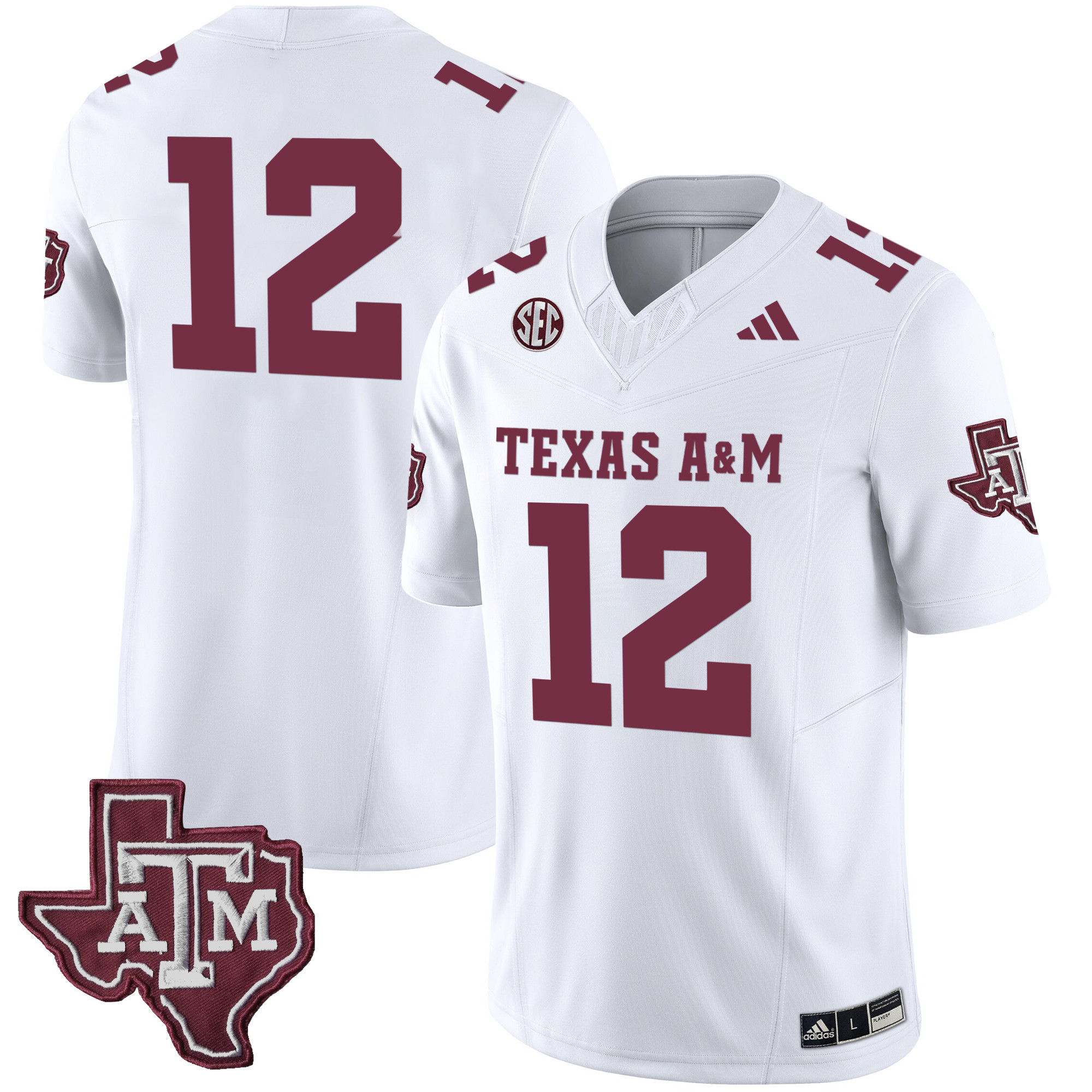 Texas A&ampM Aggies Vapor Limited Jersey V2 - All Stitched #31 KLI2SGXV
