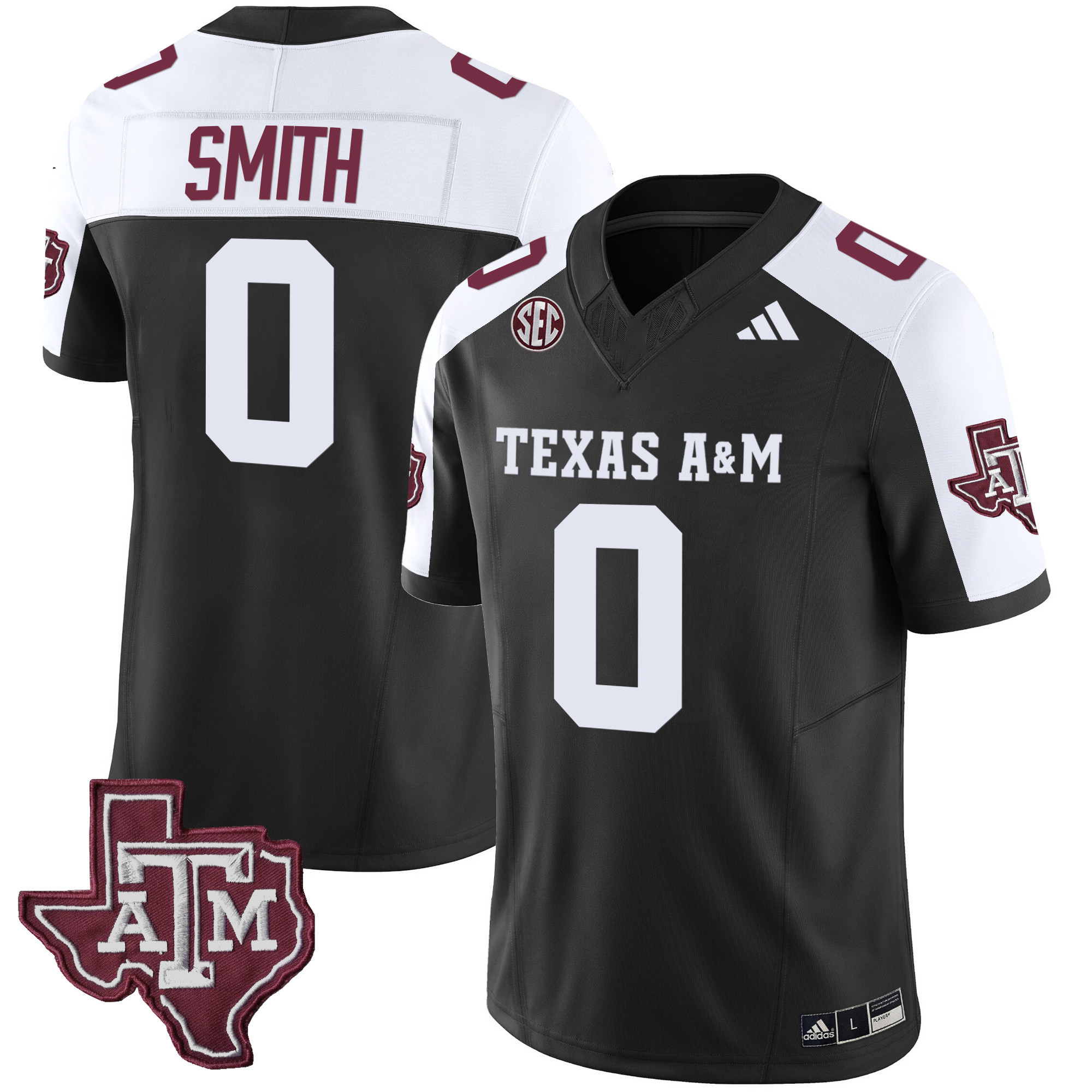 Texas A&ampM Aggies Vapor Limited Jersey V2 - All Stitched #4 RU7JRGXV