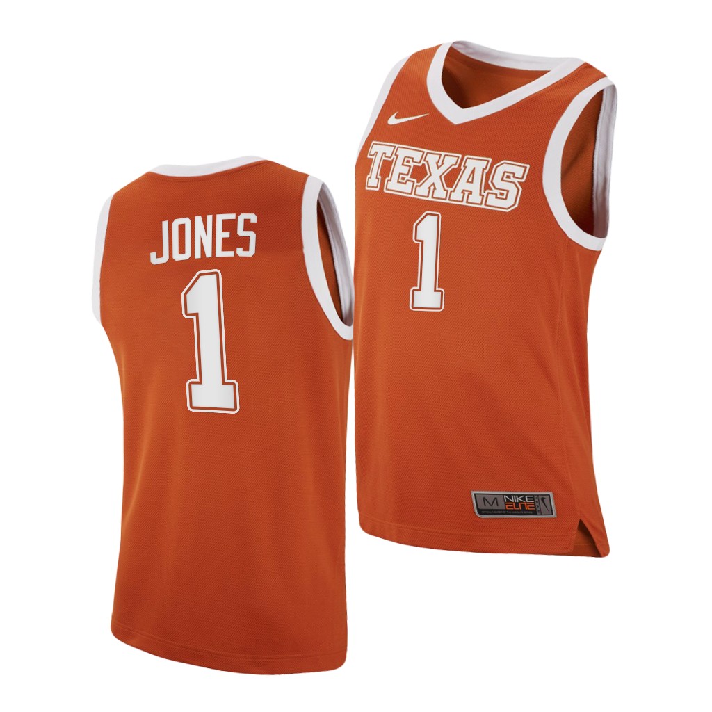 Texas Longhorns Andrew Jones Orange -21 College Jersey E1HTTGXV