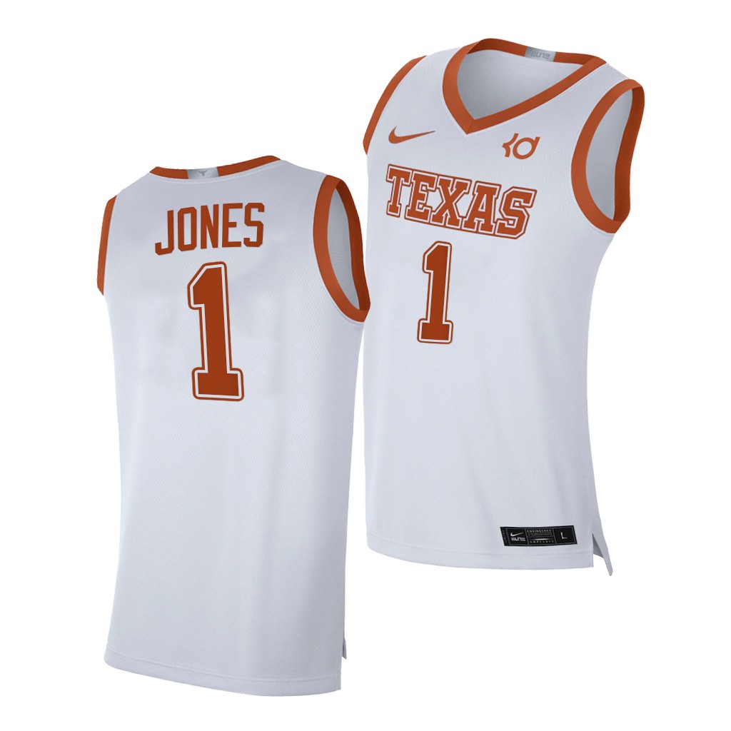 Texas Longhorns Andrew Jones White -21 Alumni Player Limited Jersey 4BV3PGXV