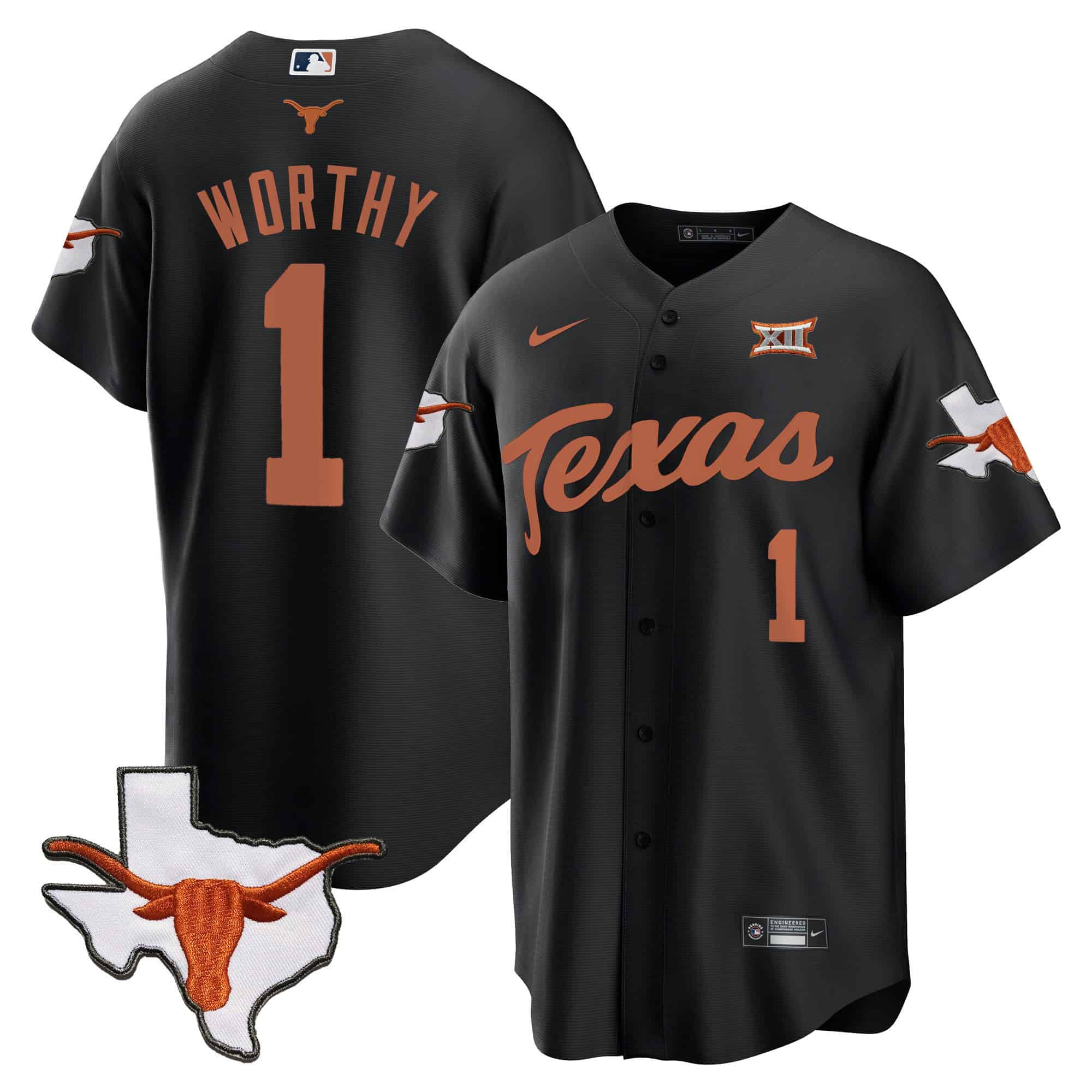 Texas Longhorns Baseball Jersey - All Stitched #26 RVFIBGXV