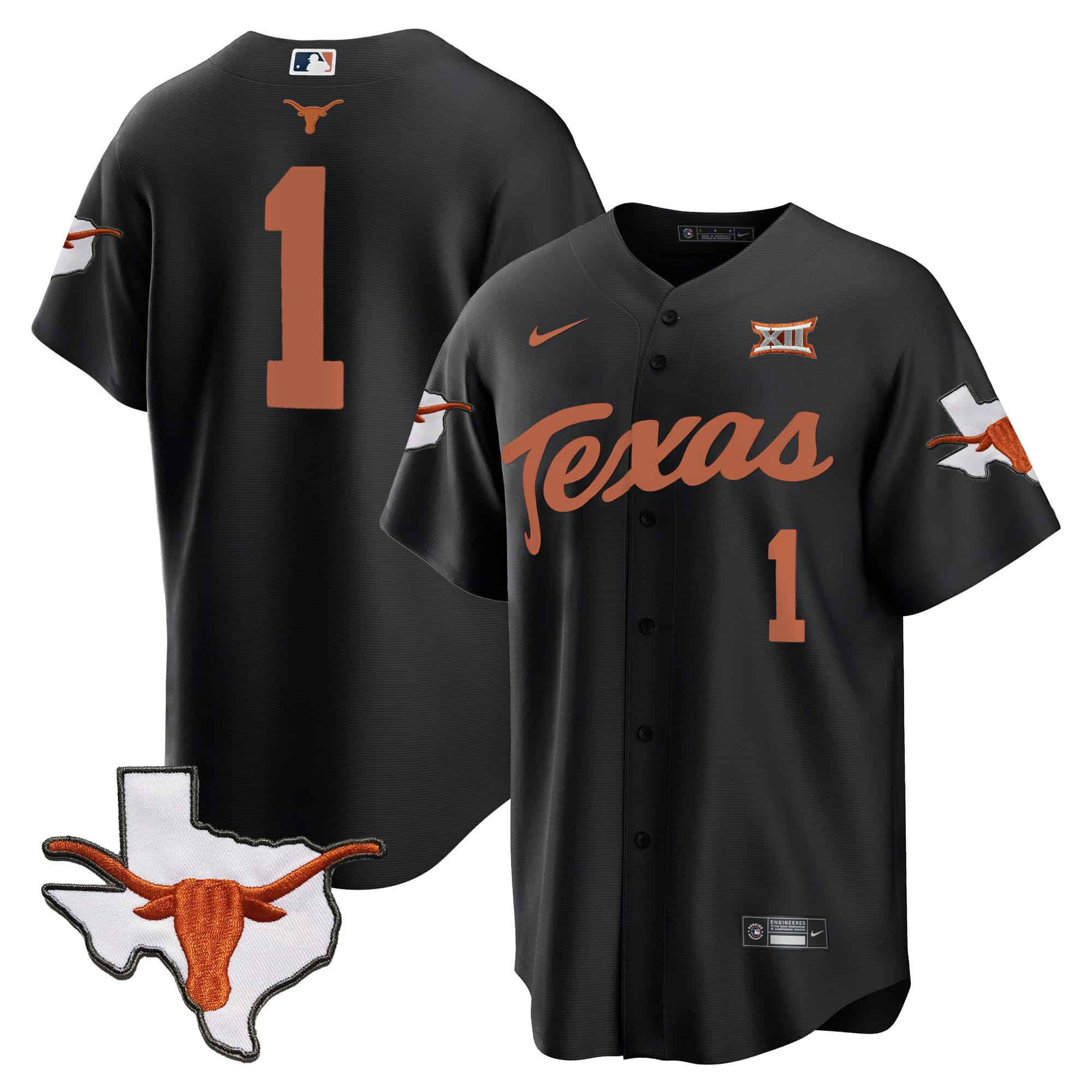 Texas Longhorns Baseball Jersey - All Stitched #27 NIUBOGXV