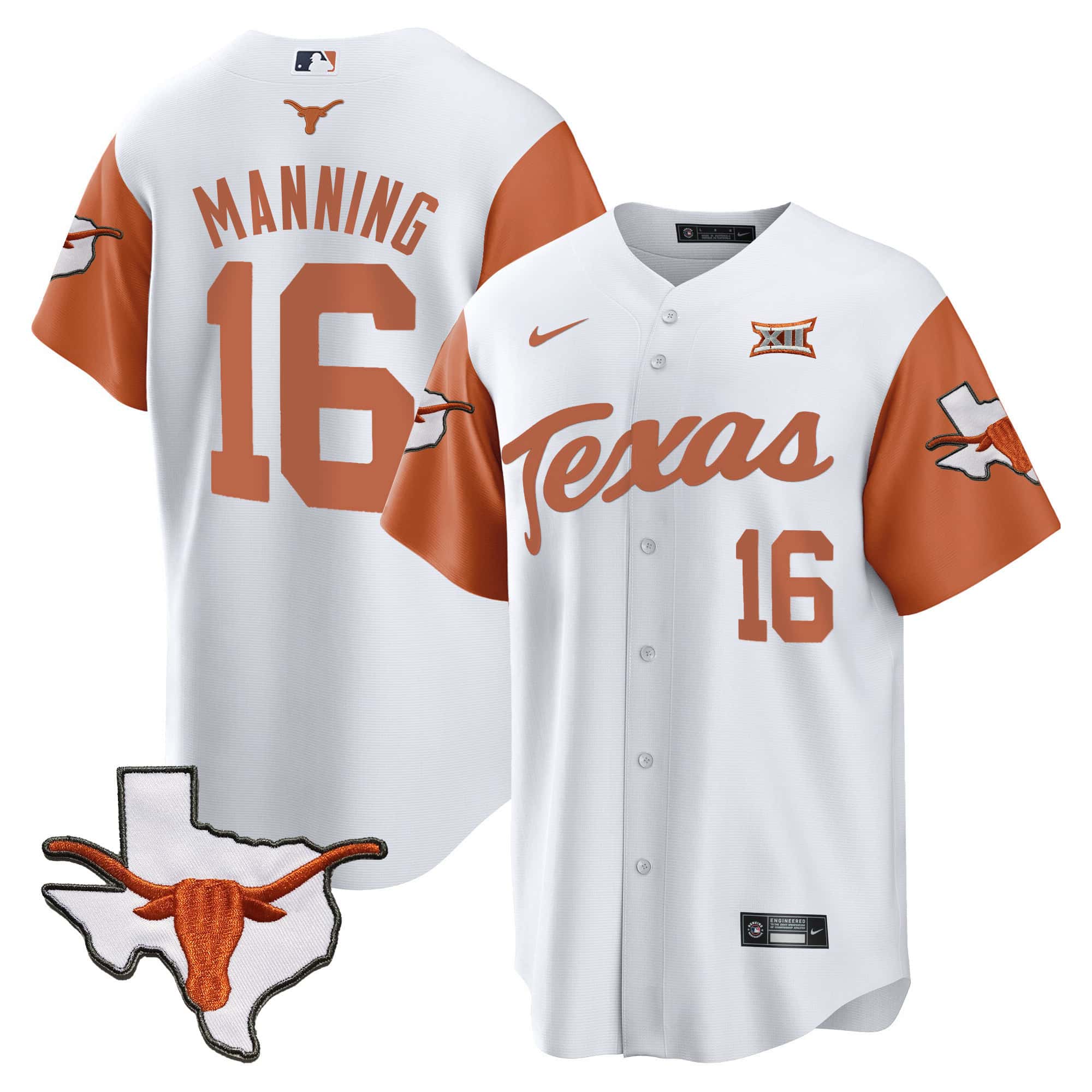 Texas Longhorns Baseball Jersey - All Stitched #29 A8KP5GXV