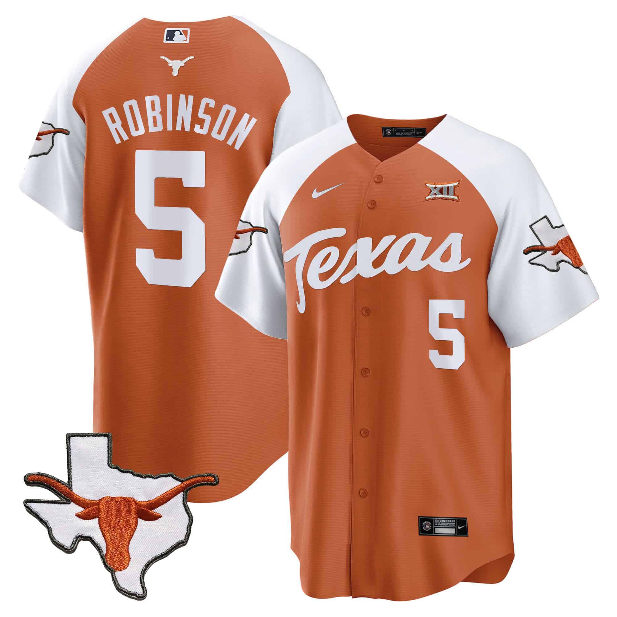 Texas Longhorns Baseball Jersey - All Stitched #3 421V8GXV