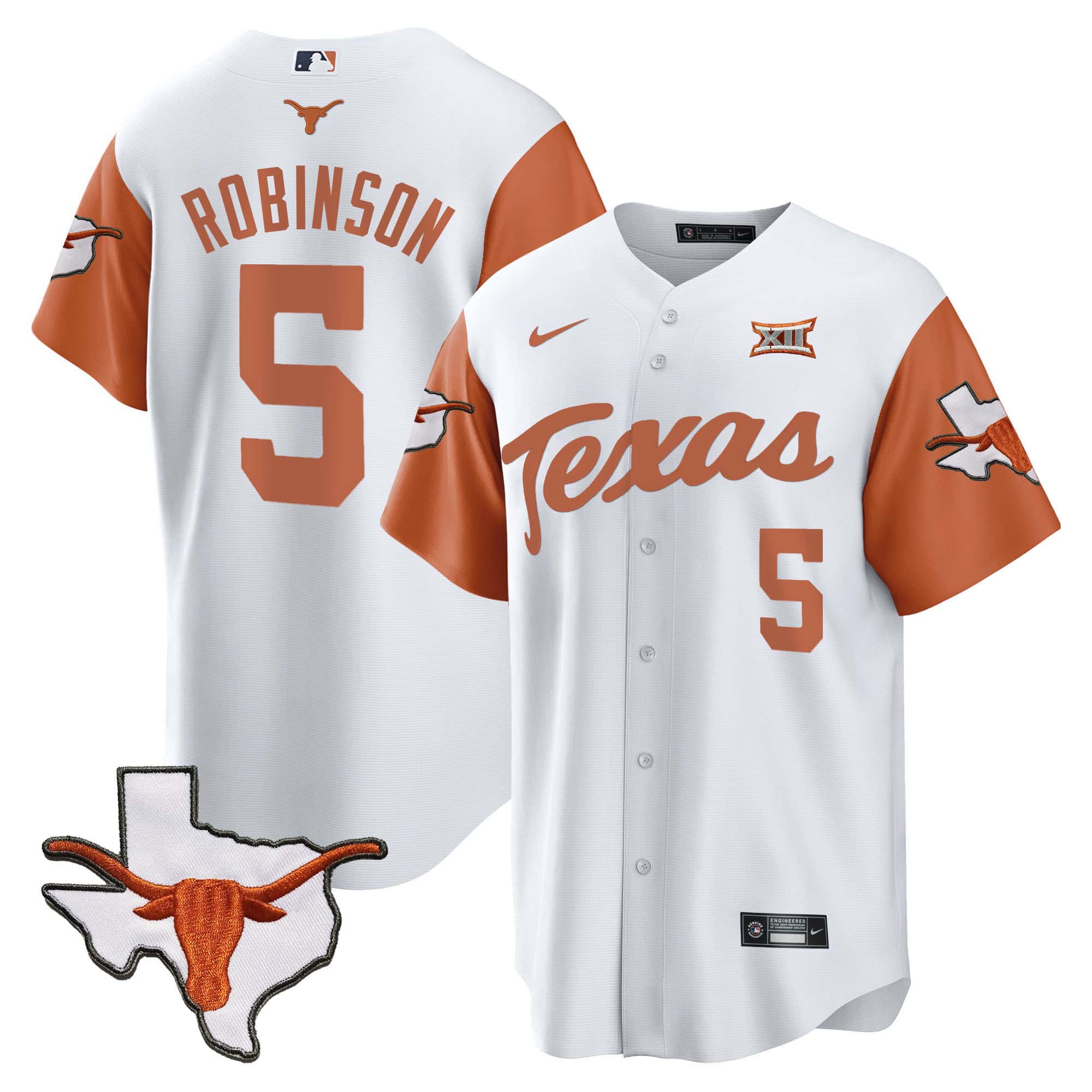 Texas Longhorns Baseball Jersey - All Stitched #31 MSZRLGXV
