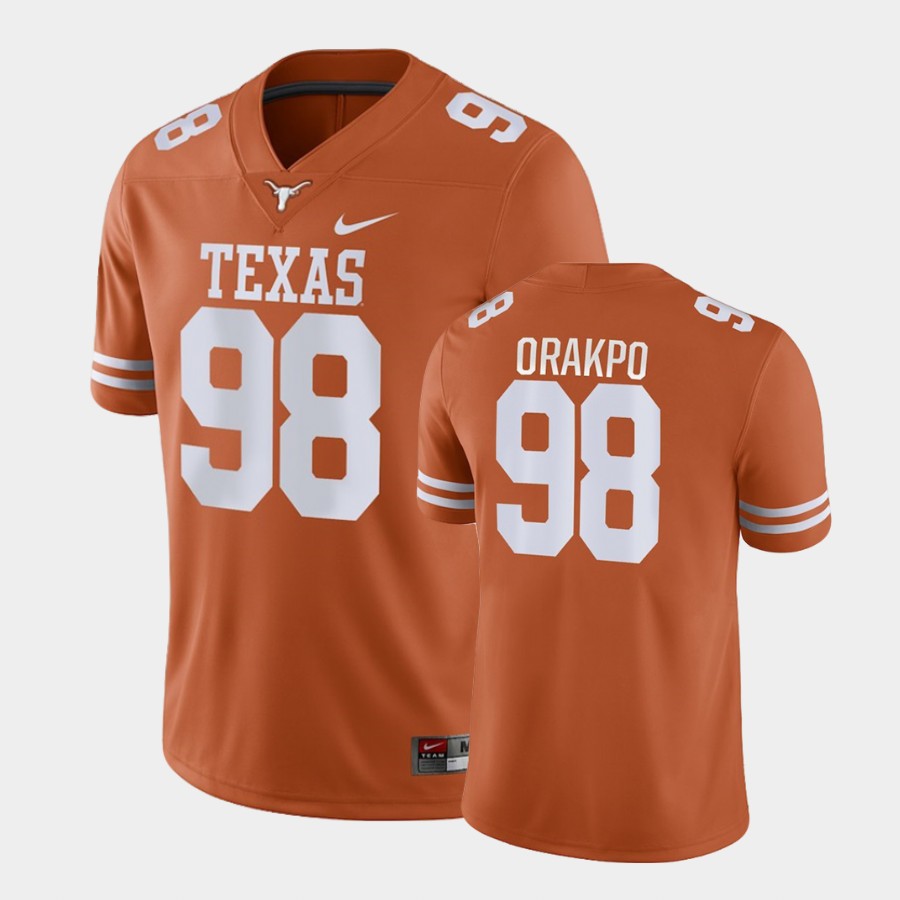Texas Longhorns Brian Orakpo Orange Game College Jersey 08SMRGXV