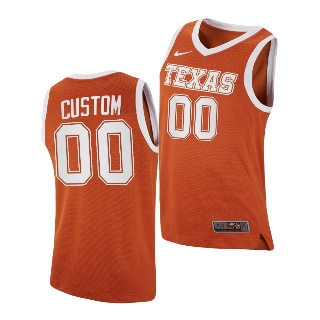 Texas Longhorns Custom Orange -21 College Jersey FWVFQGXV
