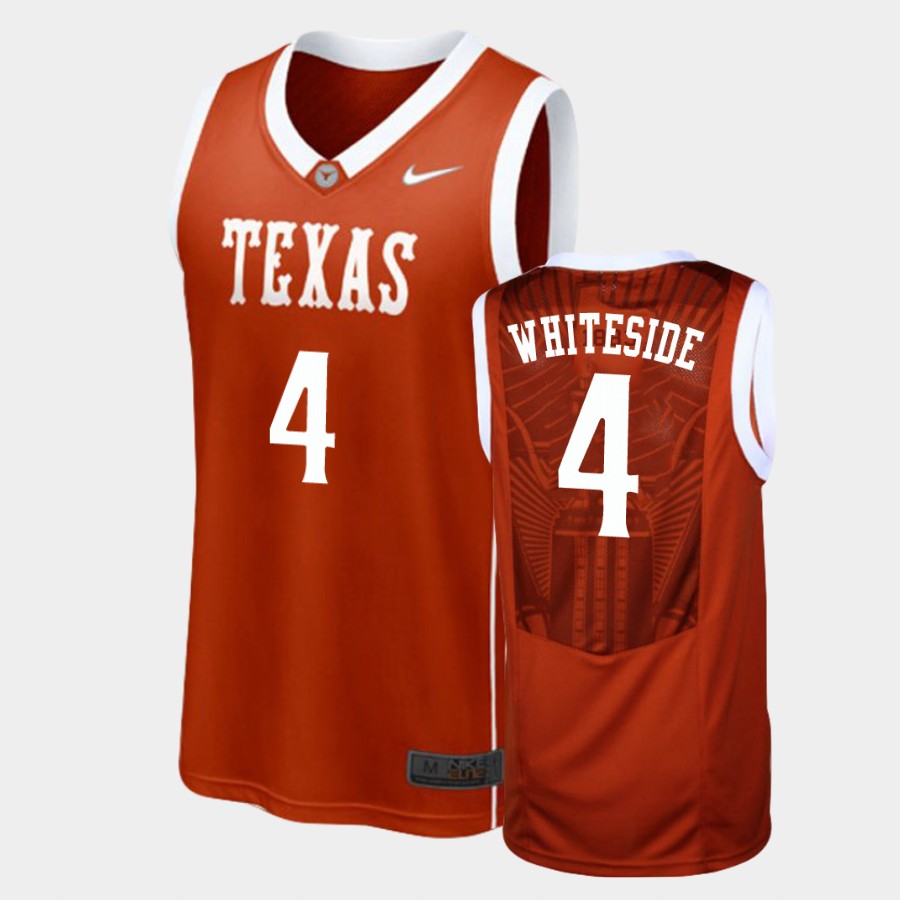 Texas Longhorns Drayton Whiteside Burnt Orange College Jersey GKL1EGXV