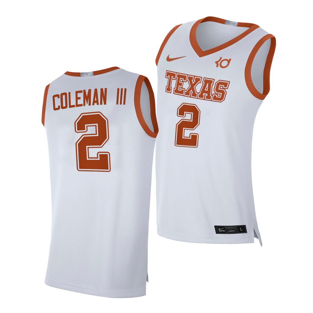 Texas Longhorns Matt Coleman III White -21 Alumni Player Limited Jersey V1FYMGXV