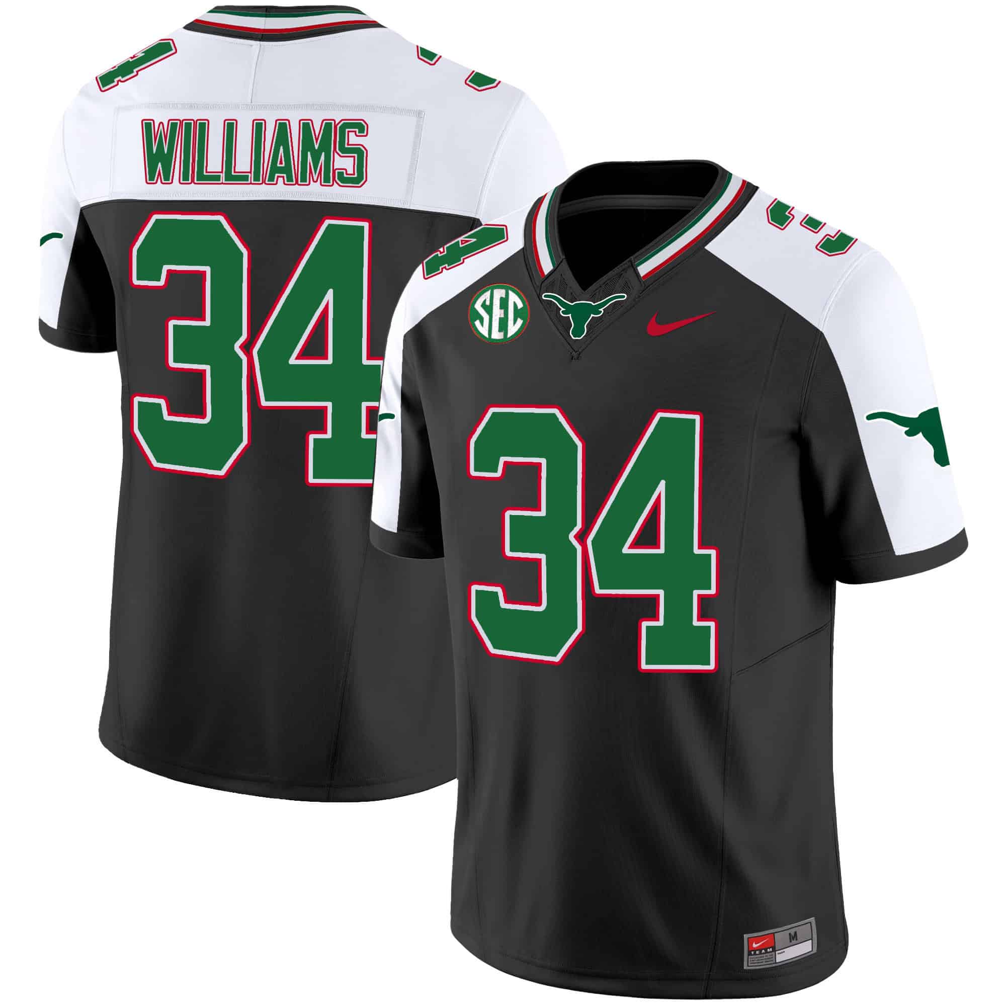 Texas Longhorns Mexico SEC Patch Vapor Jersey - All Stitched #16 NJI6XGXV