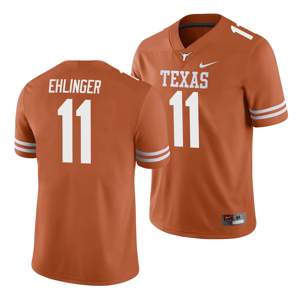 Texas Longhorns Sam Ehlinger Texas Orange College Game Jersey CSET5GXV