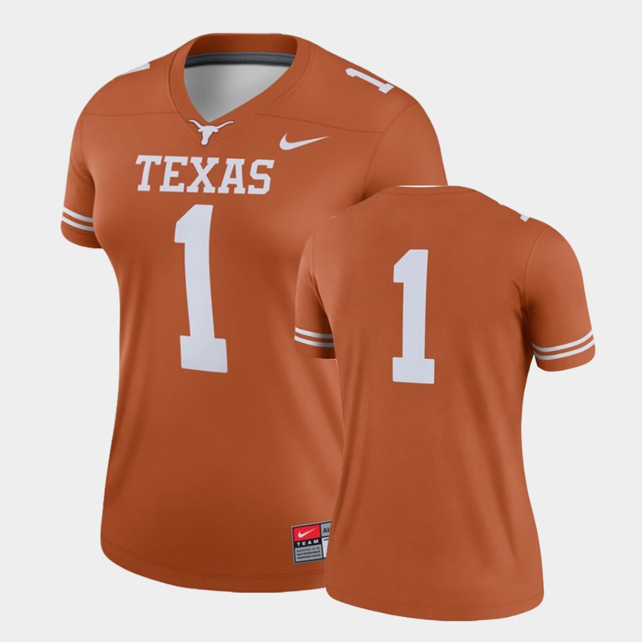 Texas Longhorns Texas Longhorns Texas Orange Legend College Jersey NIFCMGXV