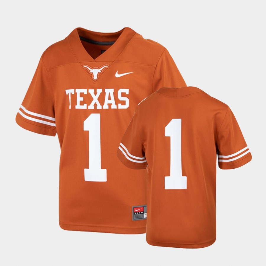 Texas Longhorns Texas Longhorns Texas Orange Untouchable Jersey MOTVVGXV