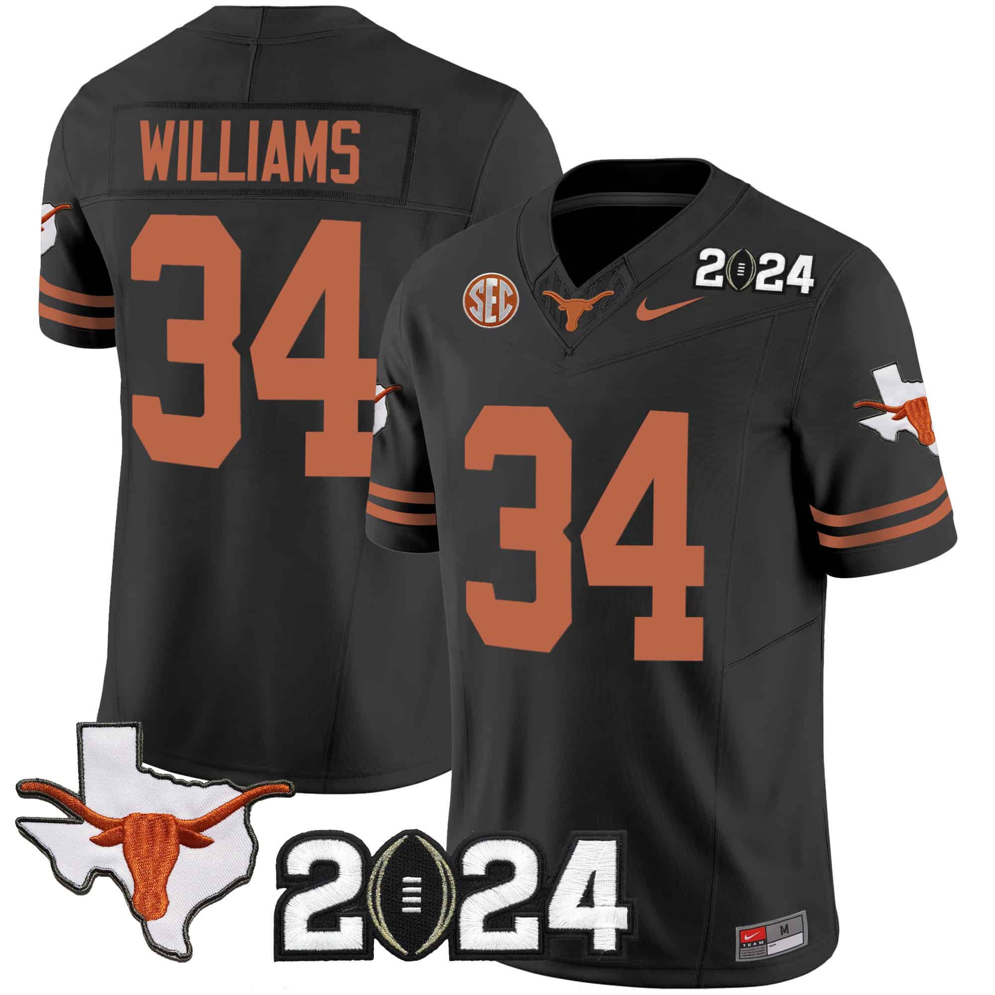 Texas Longhorns Vapor Limited Jersey - All Stitched #16 RXFGBGXV