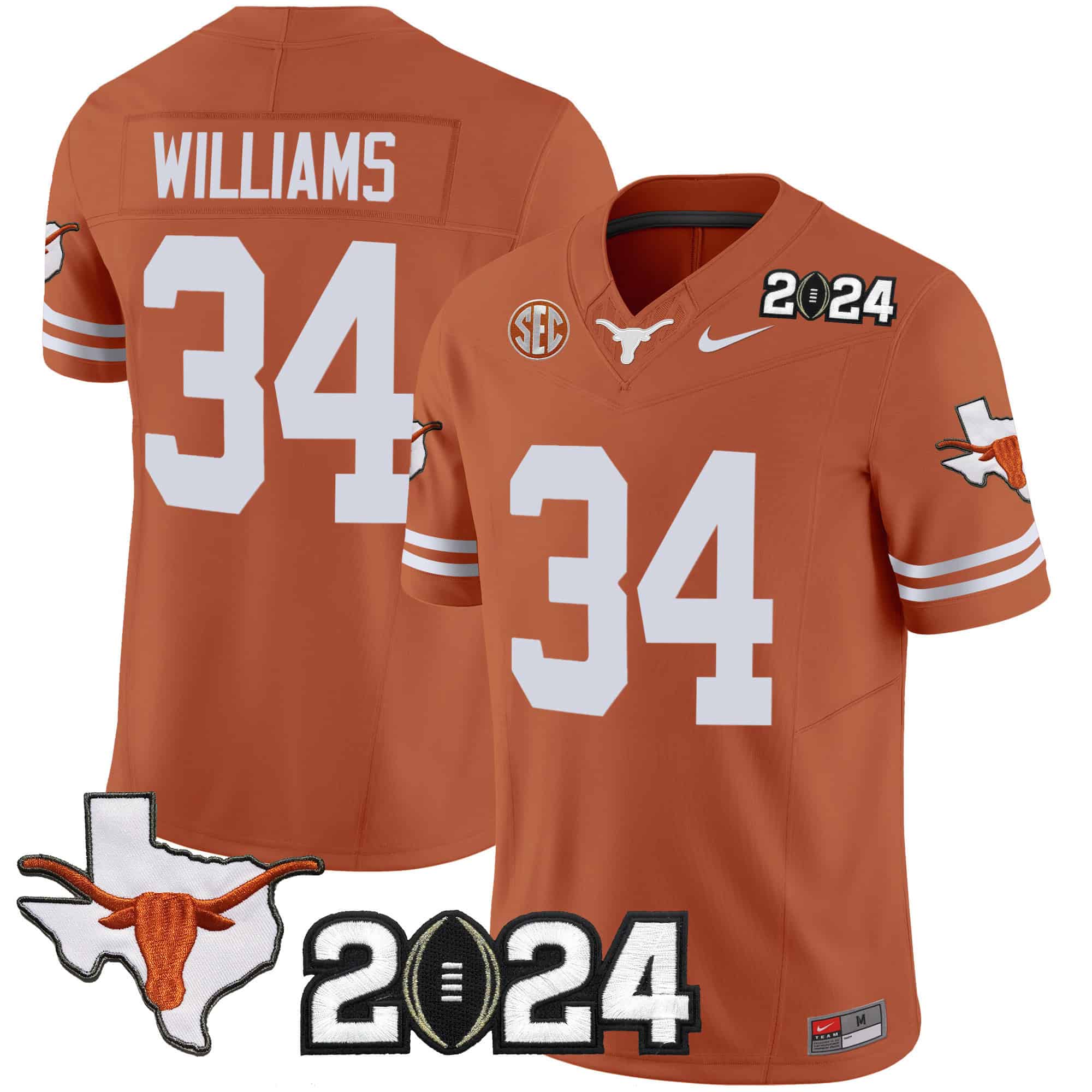 Texas Longhorns Vapor Limited Jersey - All Stitched #22 ZGTWJGXV
