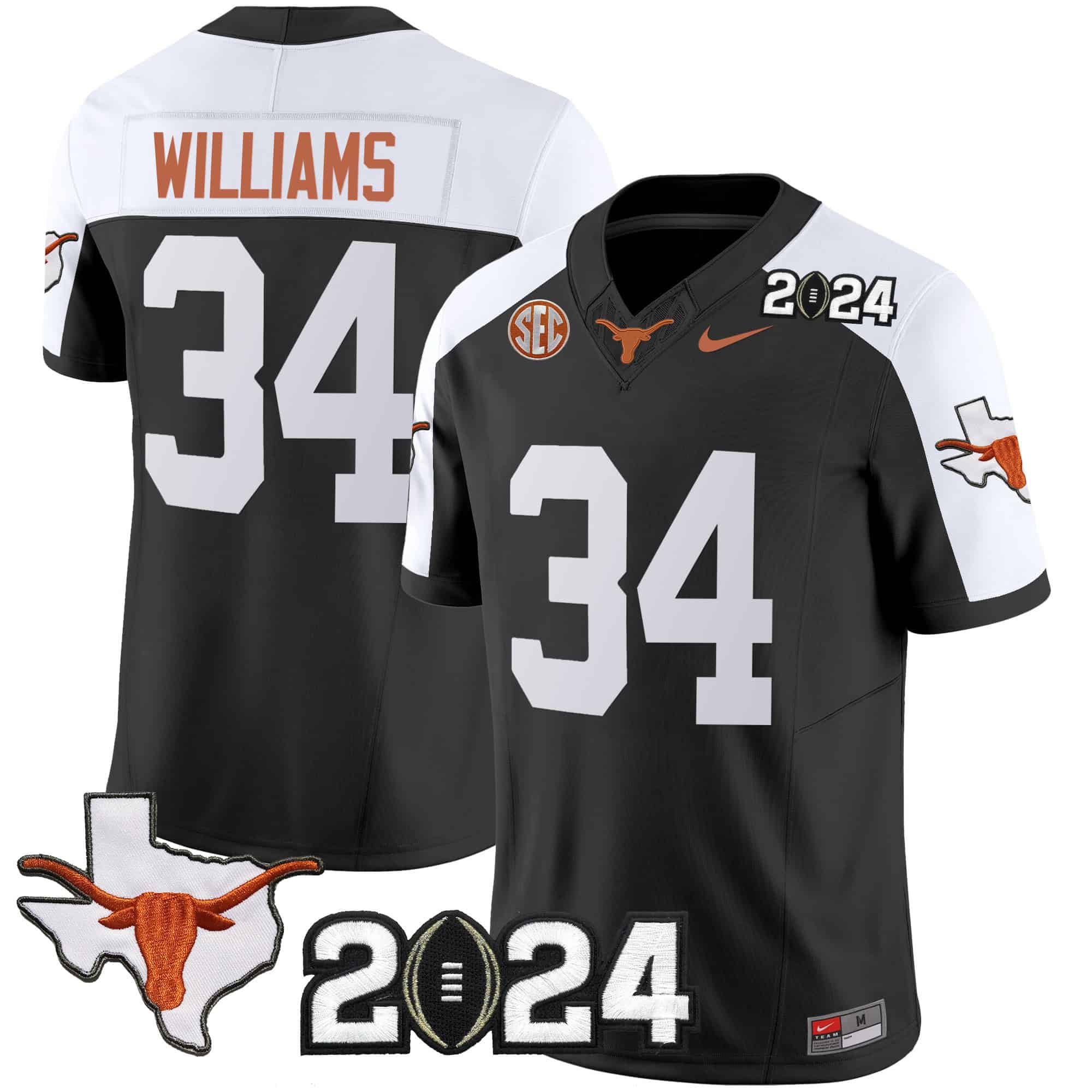Texas Longhorns Vapor Limited Jersey - All Stitched #4 6LWNVGXV