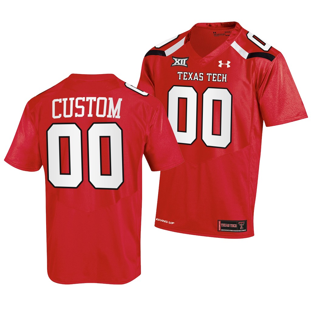 Texas Tech Red Raiders #00 Custom 2022-23 College Red Jersey OYO7HGXV