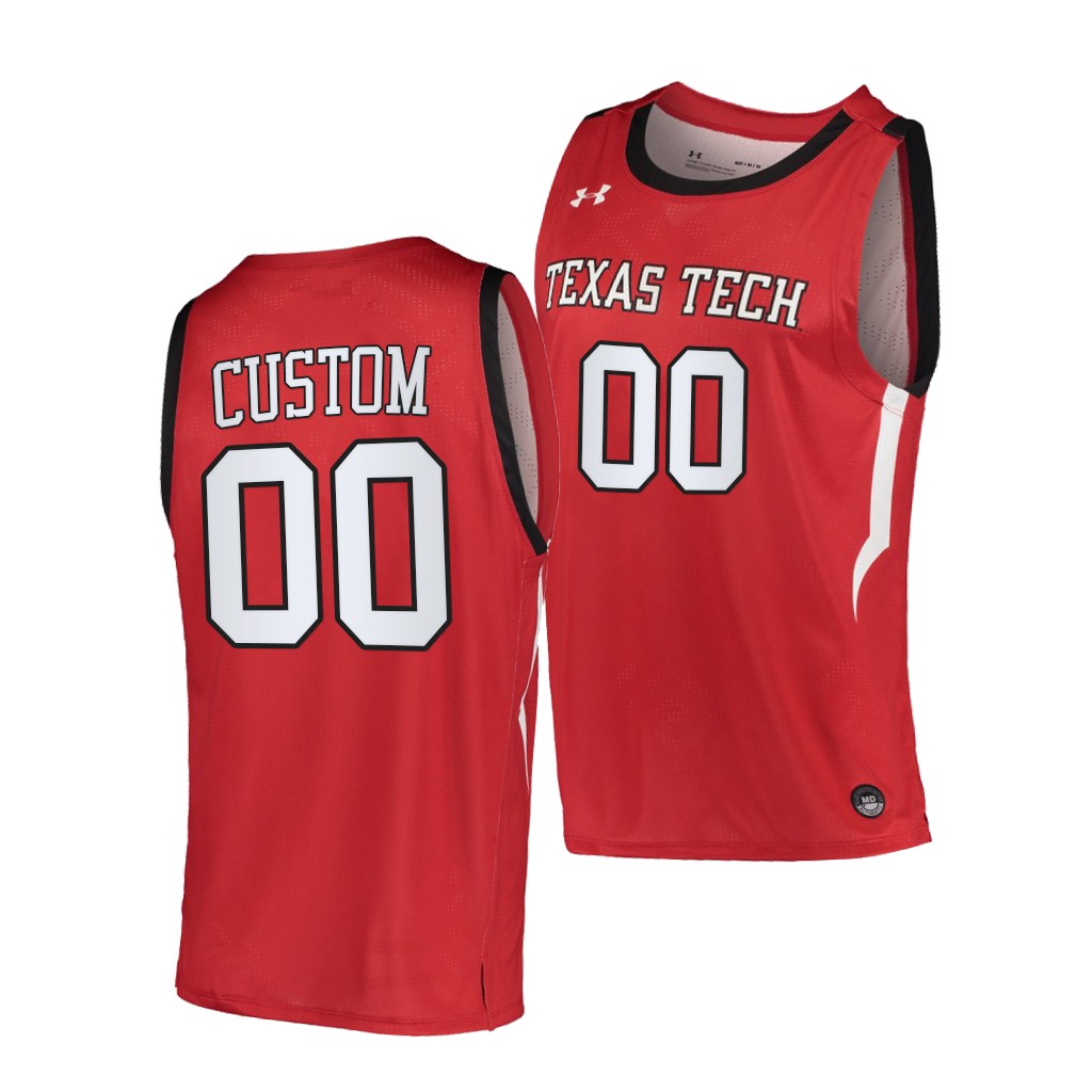 Texas Tech Red Raiders Custom Red -21 Alternate Jersey 2CCLCGXV