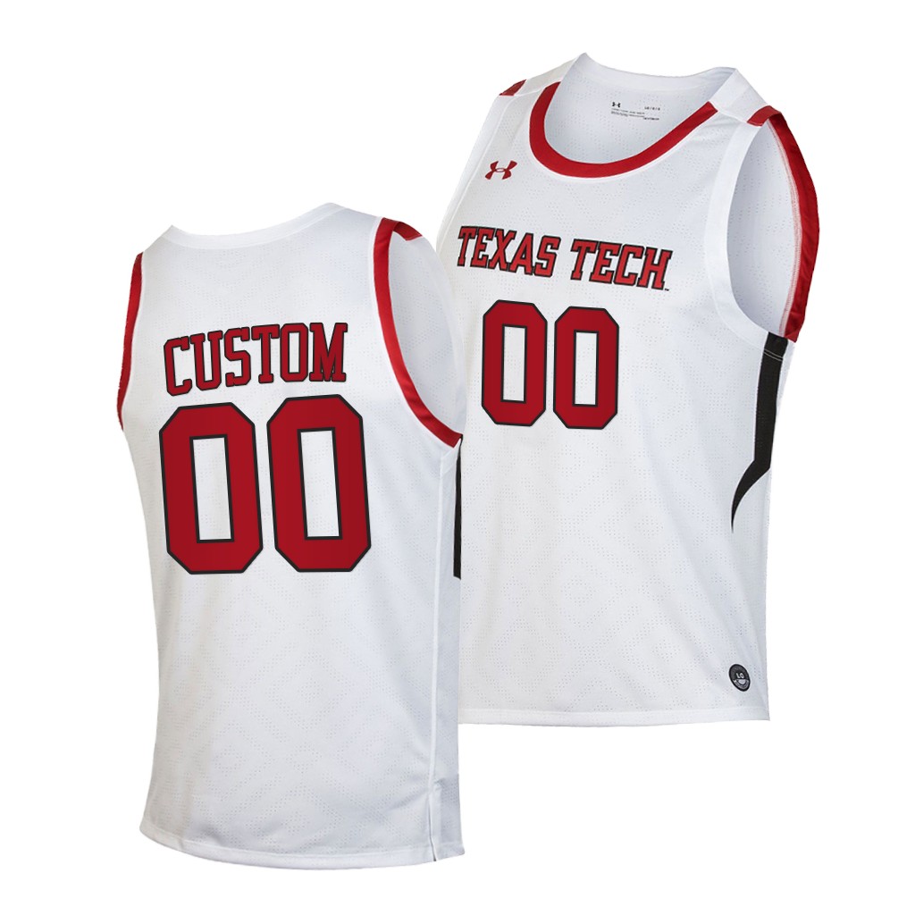 Texas Tech Red Raiders Custom White -21 Jersey QE6NYGXV