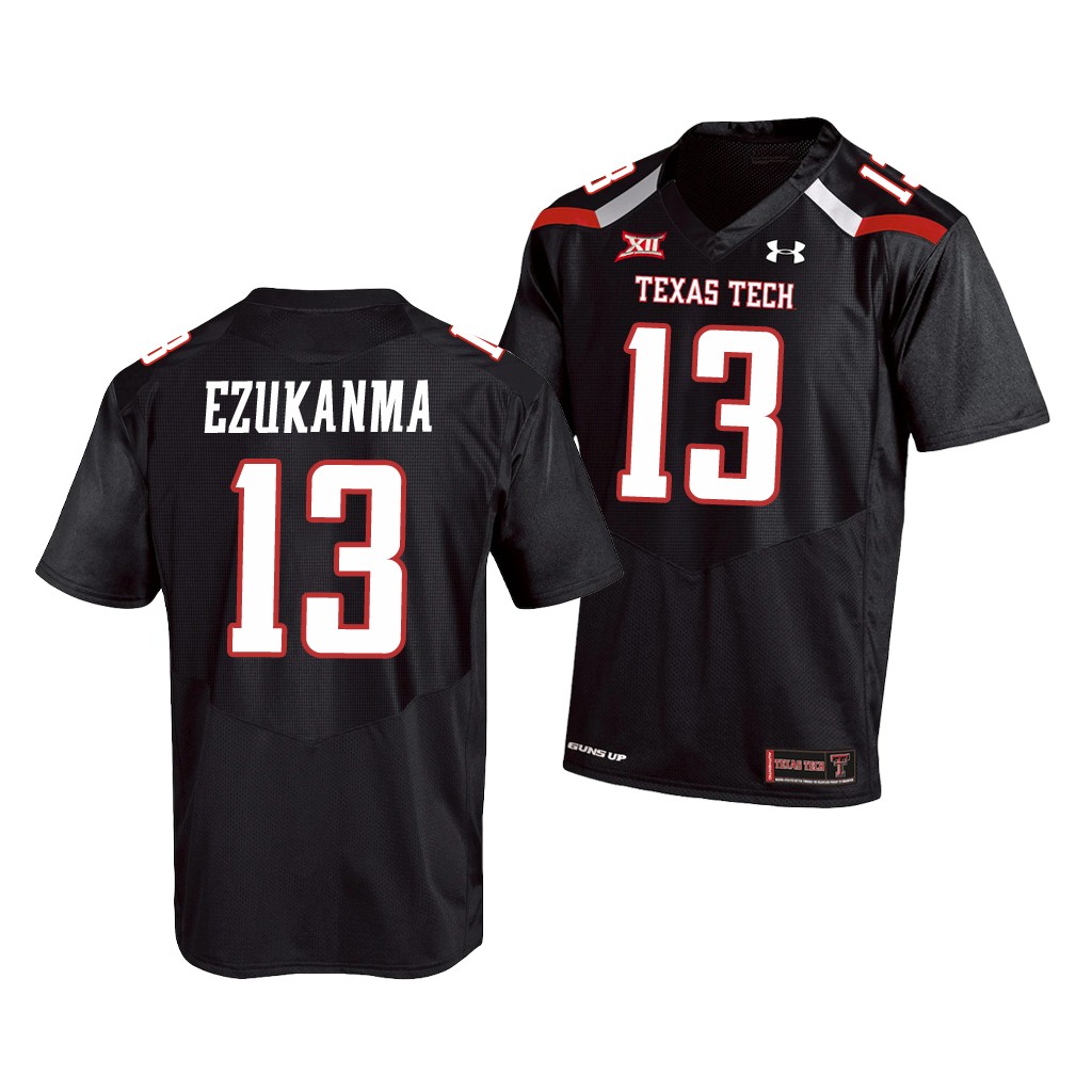 Texas Tech Red Raiders Erik Ezukanma Black College Jersey RBBDHGXV