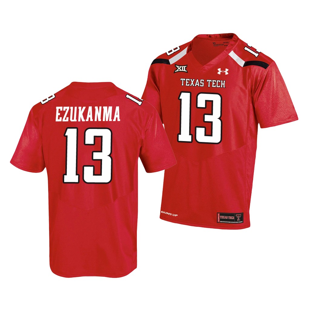 Texas Tech Red Raiders Erik Ezukanma Red College Jersey P92IFGXV