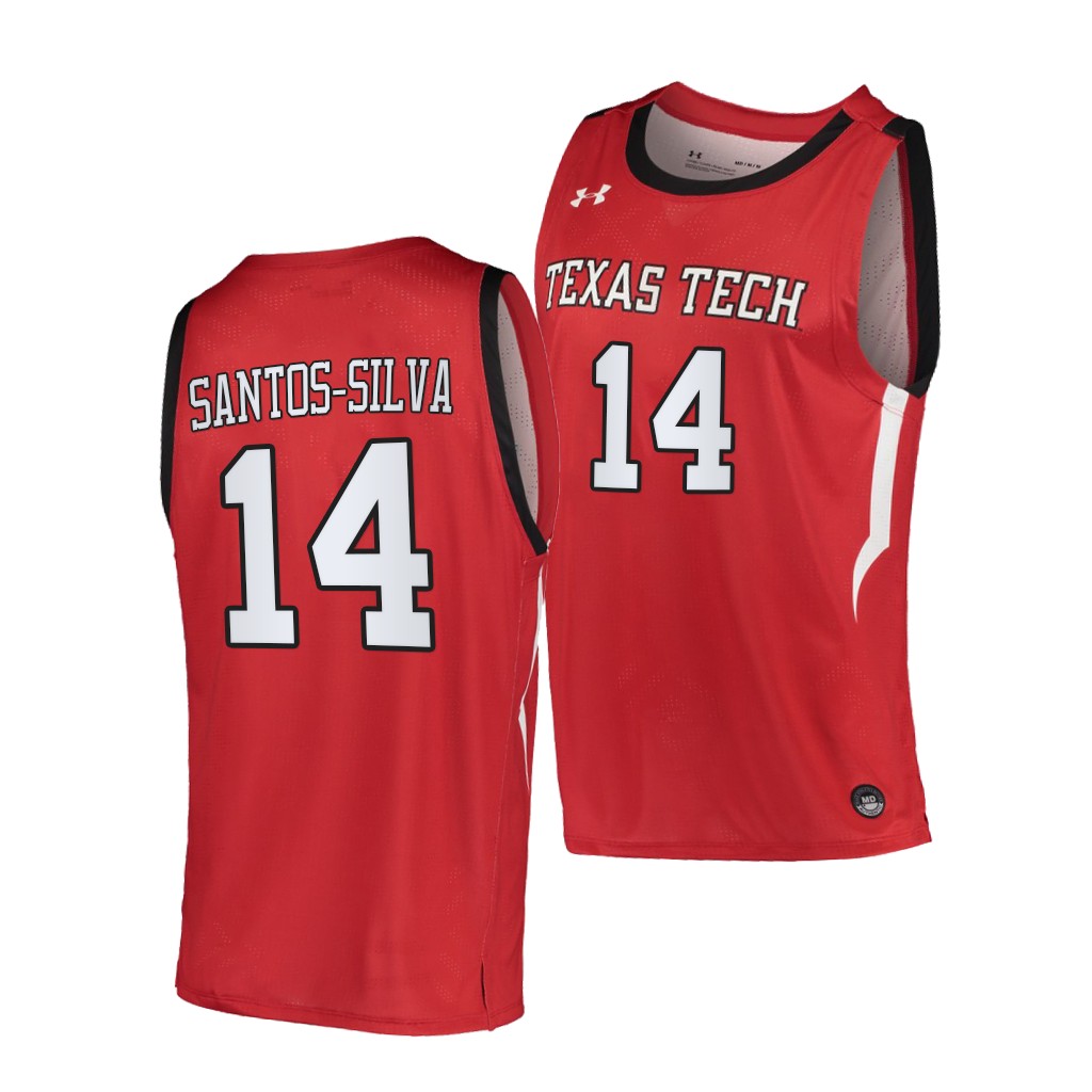 Texas Tech Red Raiders Marcus Santos-Silva Red -21 Alternate Jersey CYWZLGXV