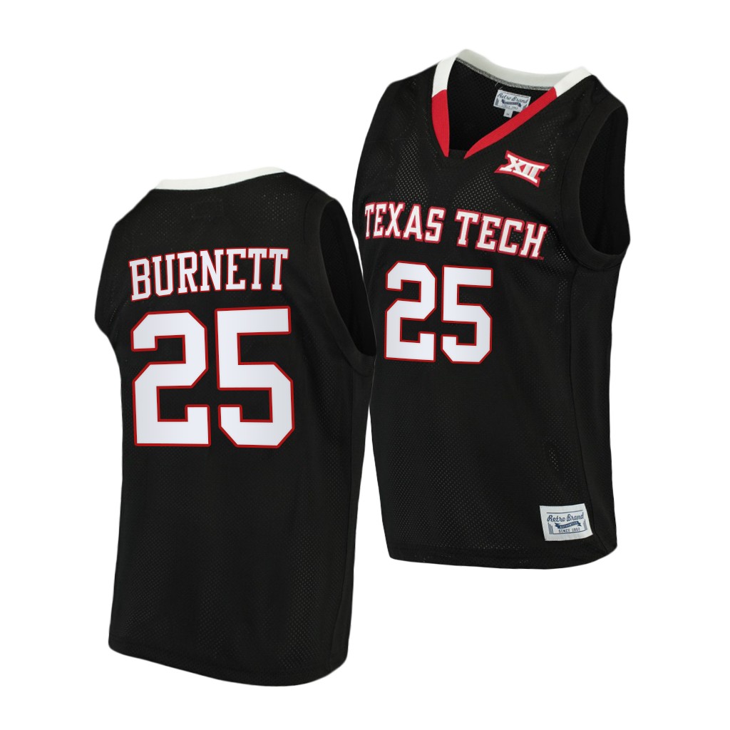 Texas Tech Red Raiders Nimari Burnett Black -21 Alumni Limited Jersey USNTFGXV