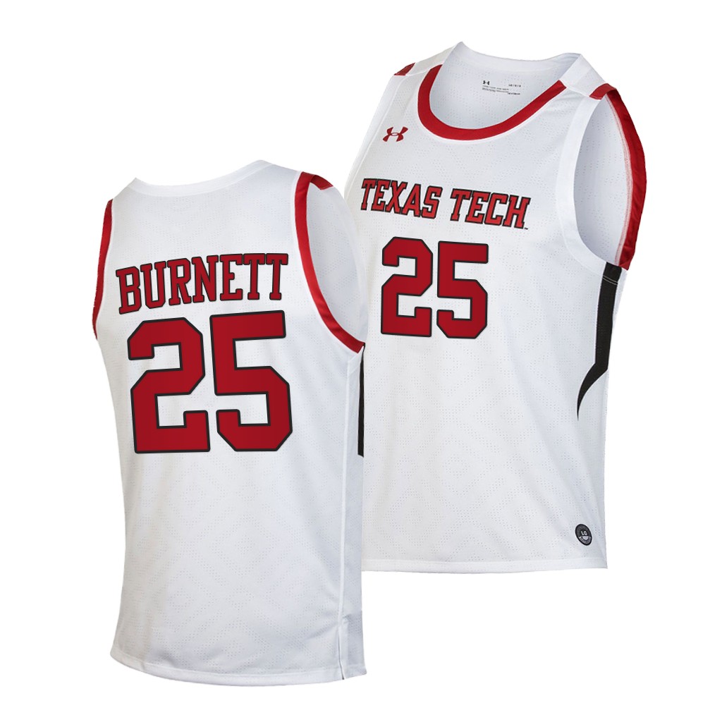 Texas Tech Red Raiders Nimari Burnett White -21 Jersey D5SDQGXV